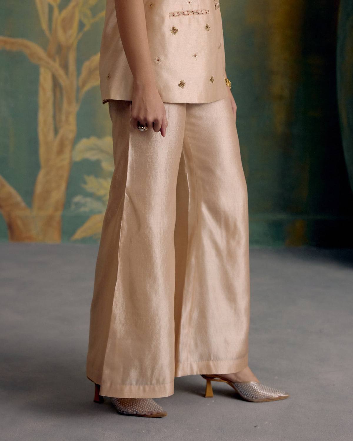 Mogra Blazer Set