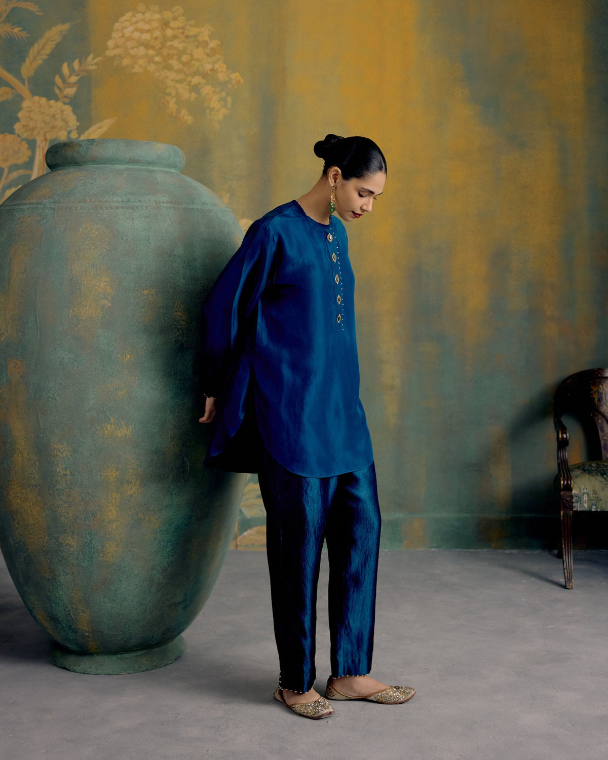 Firozi Silk Co-Ord