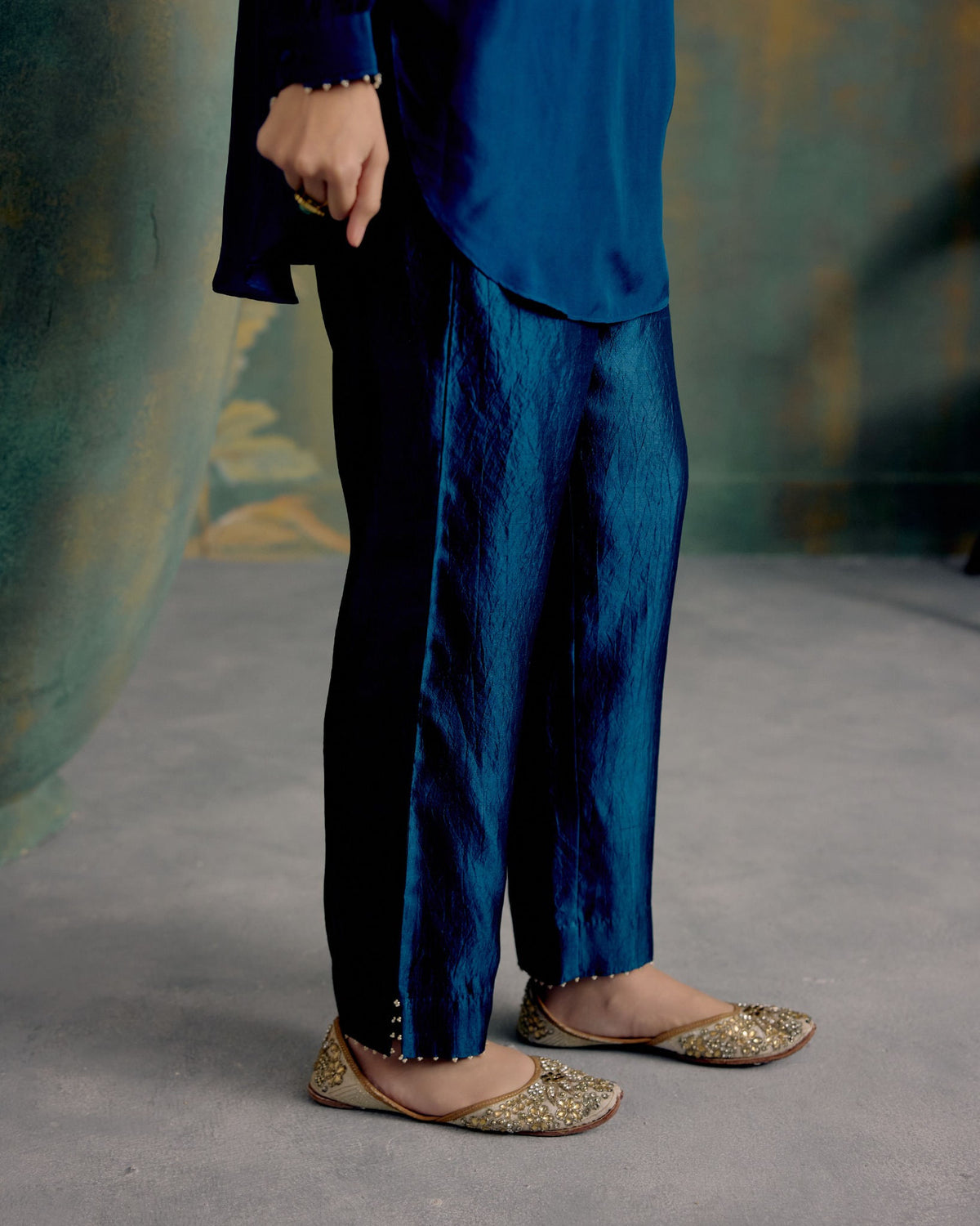 Firozi Silk Co-Ord