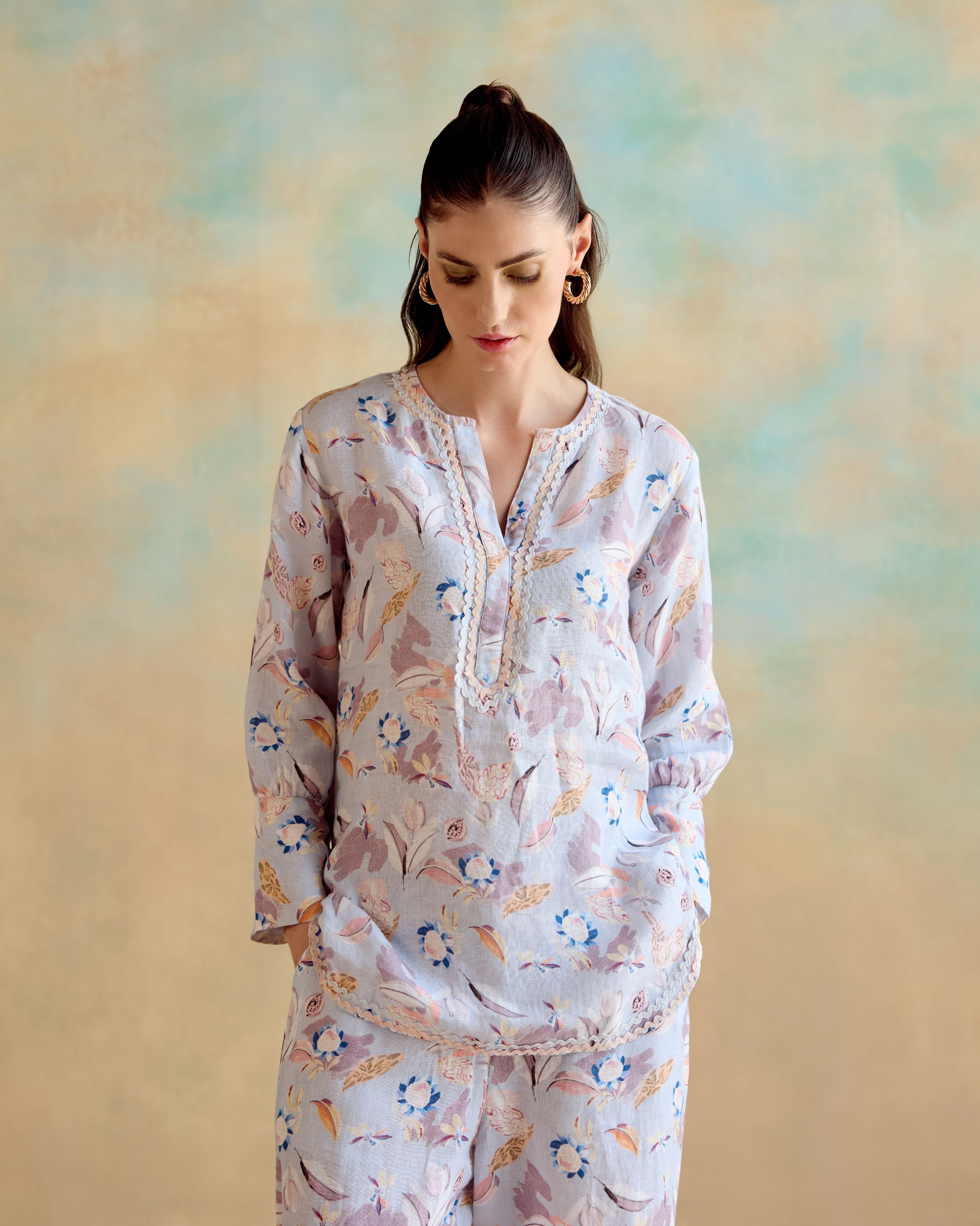 Blossom Breeze Full Sleeves Co-ord