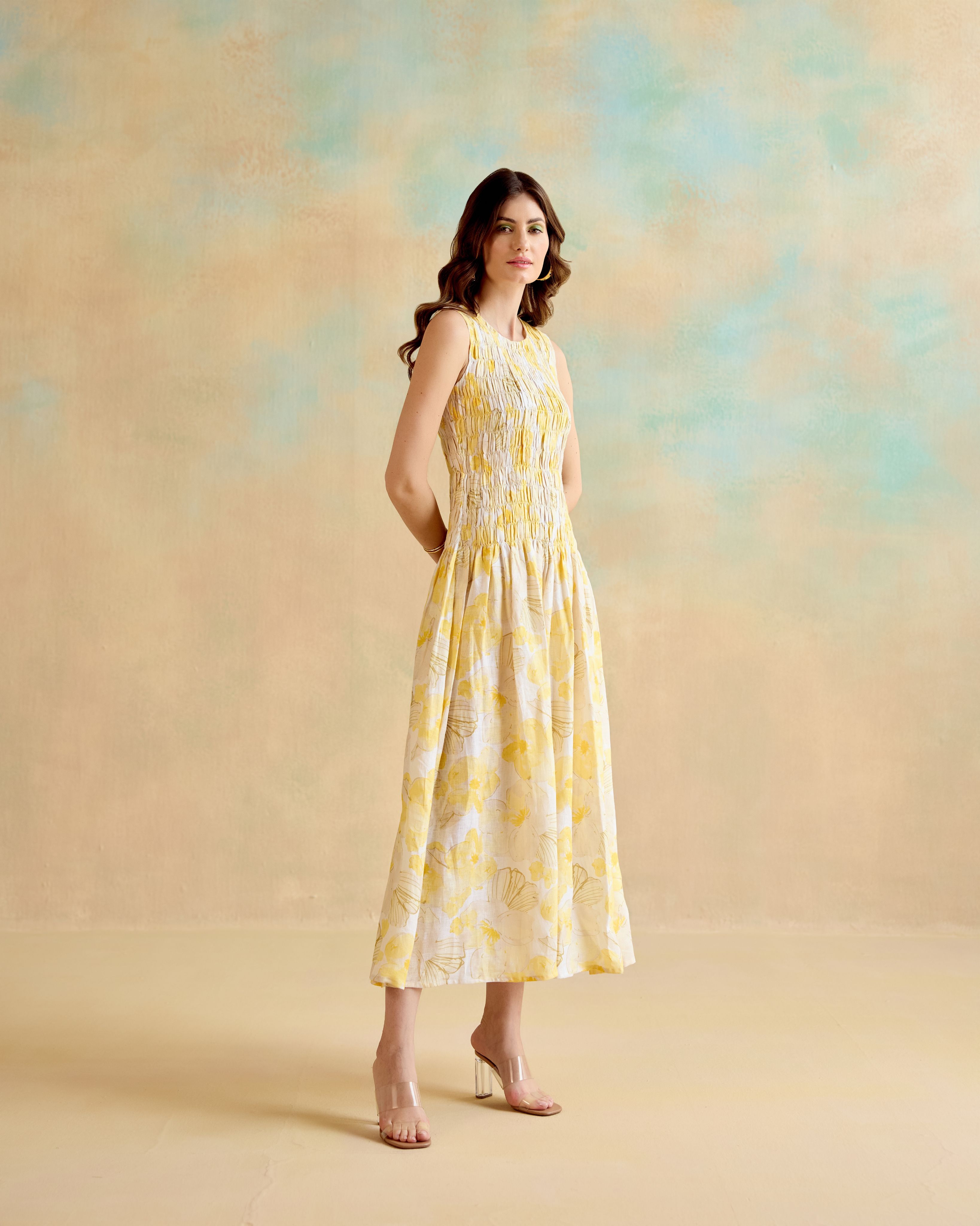 Buttercup Bloom Smocking Dress