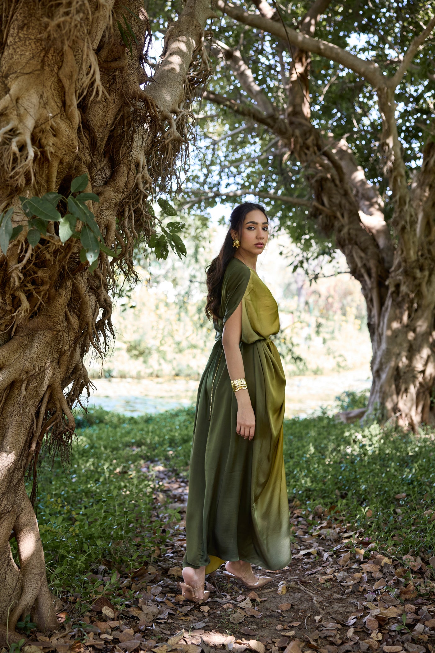 Forest Fade Kaftan