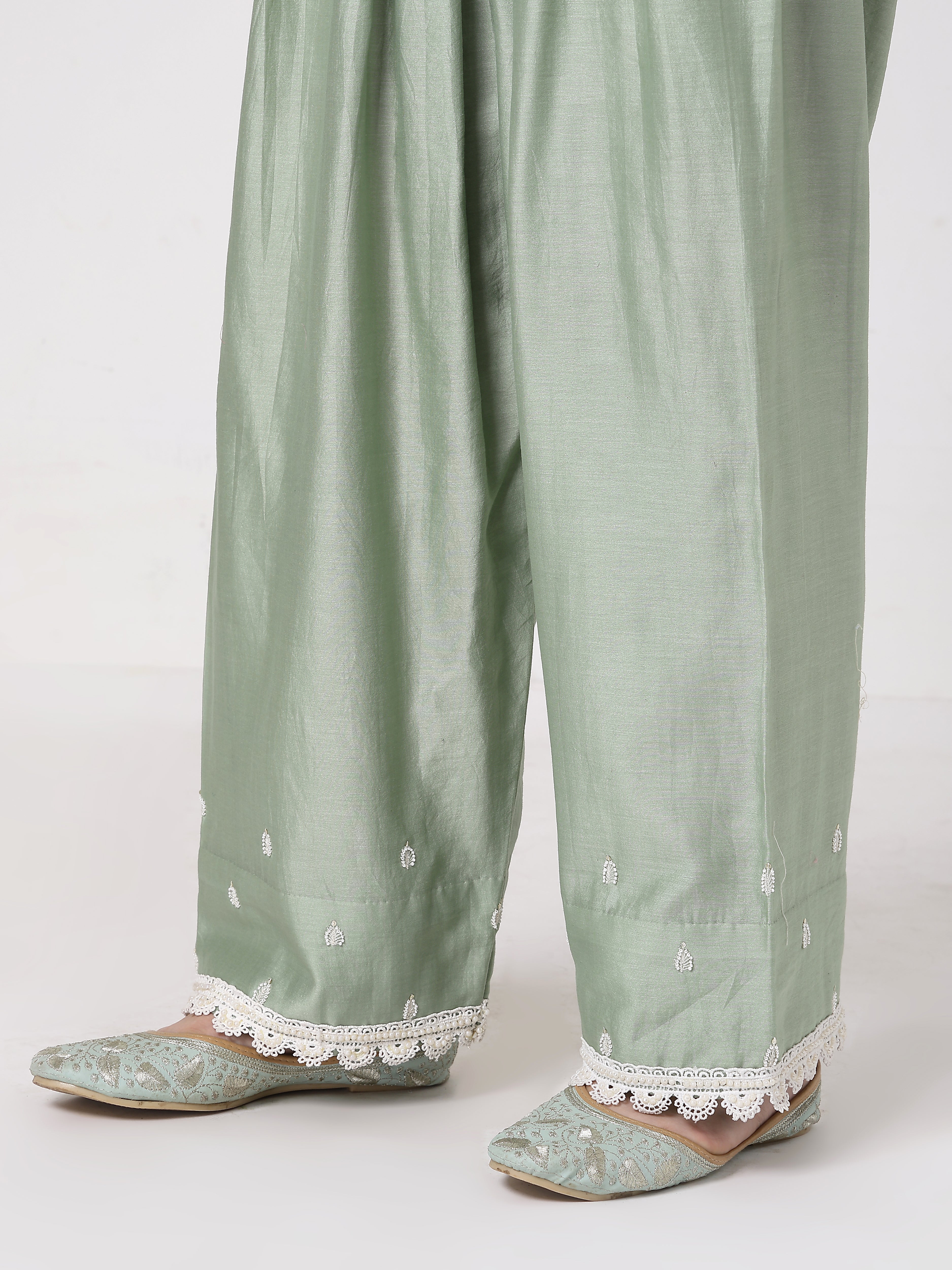 Sage Green Lace Set