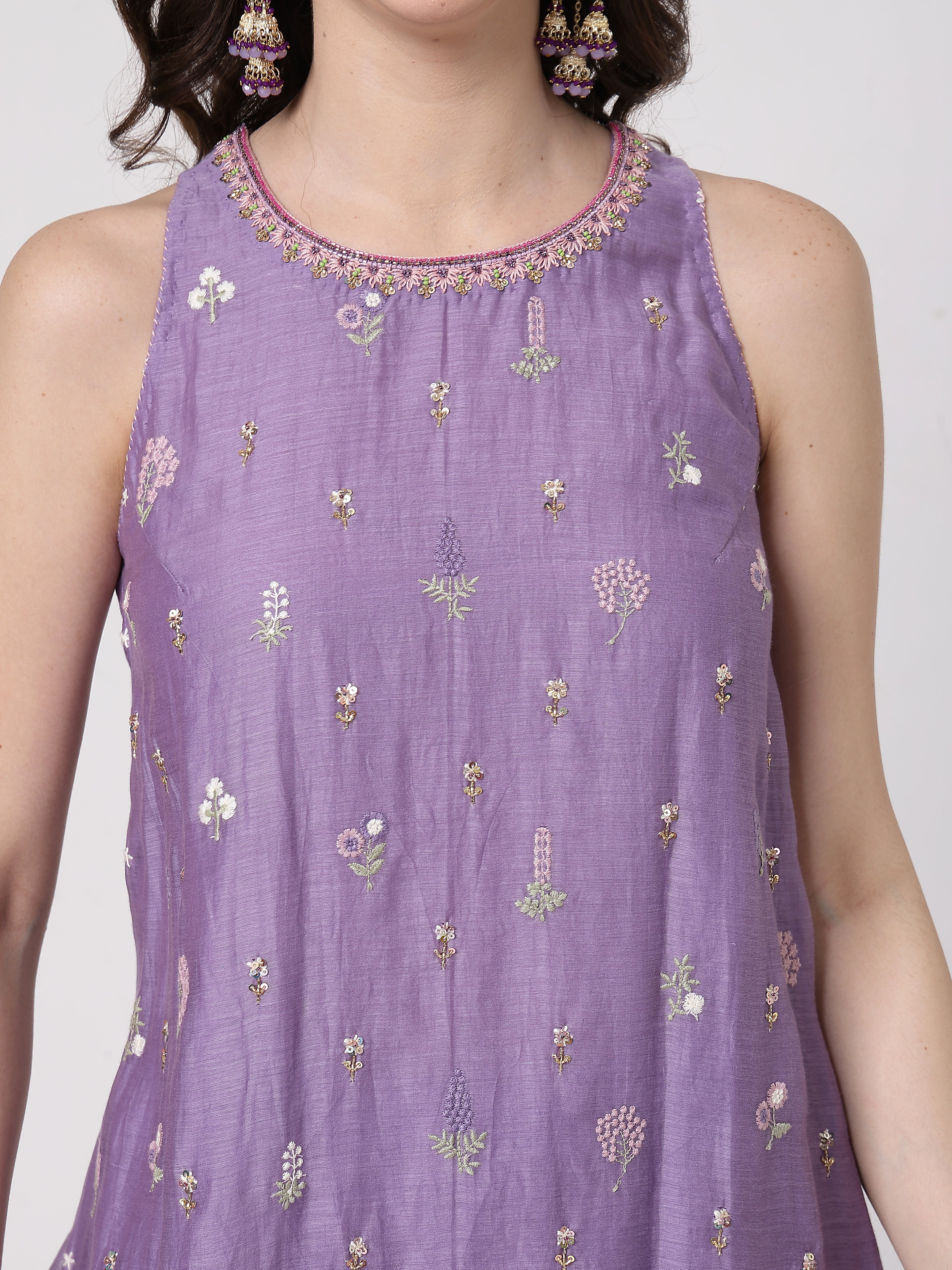 Lilac Sharara Set