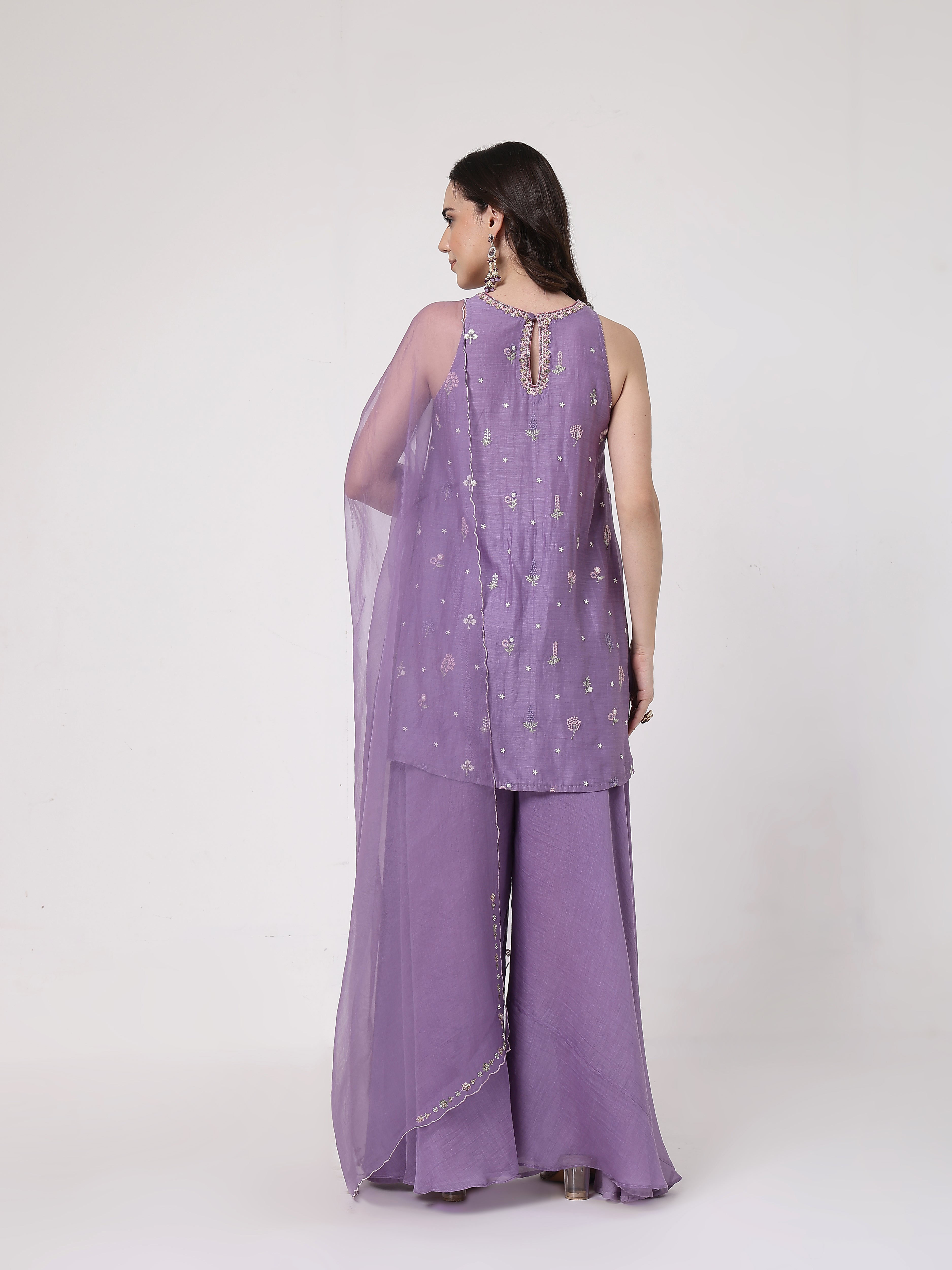 Lilac Sharara Set