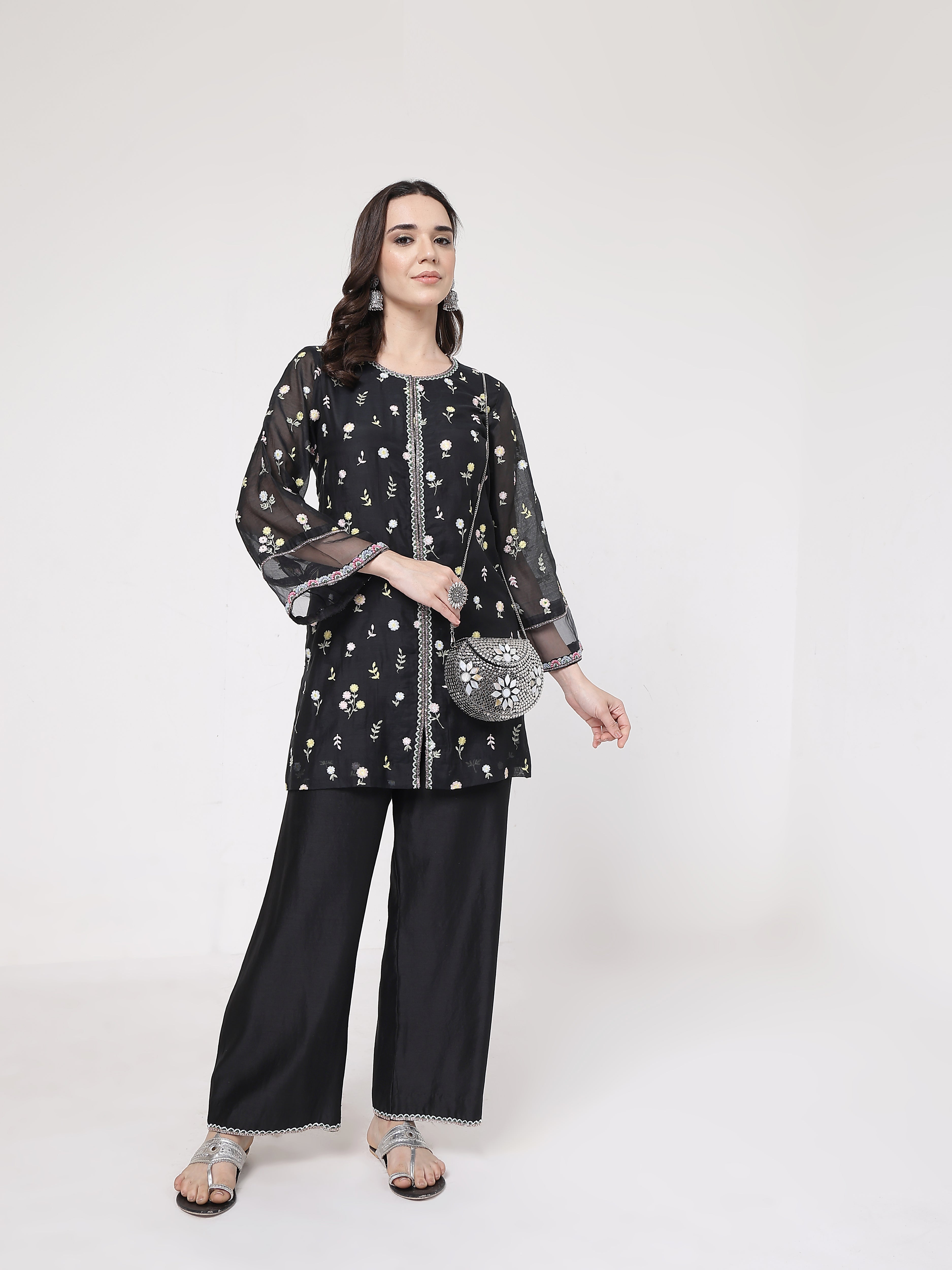 Opal Embroidered Suit Set