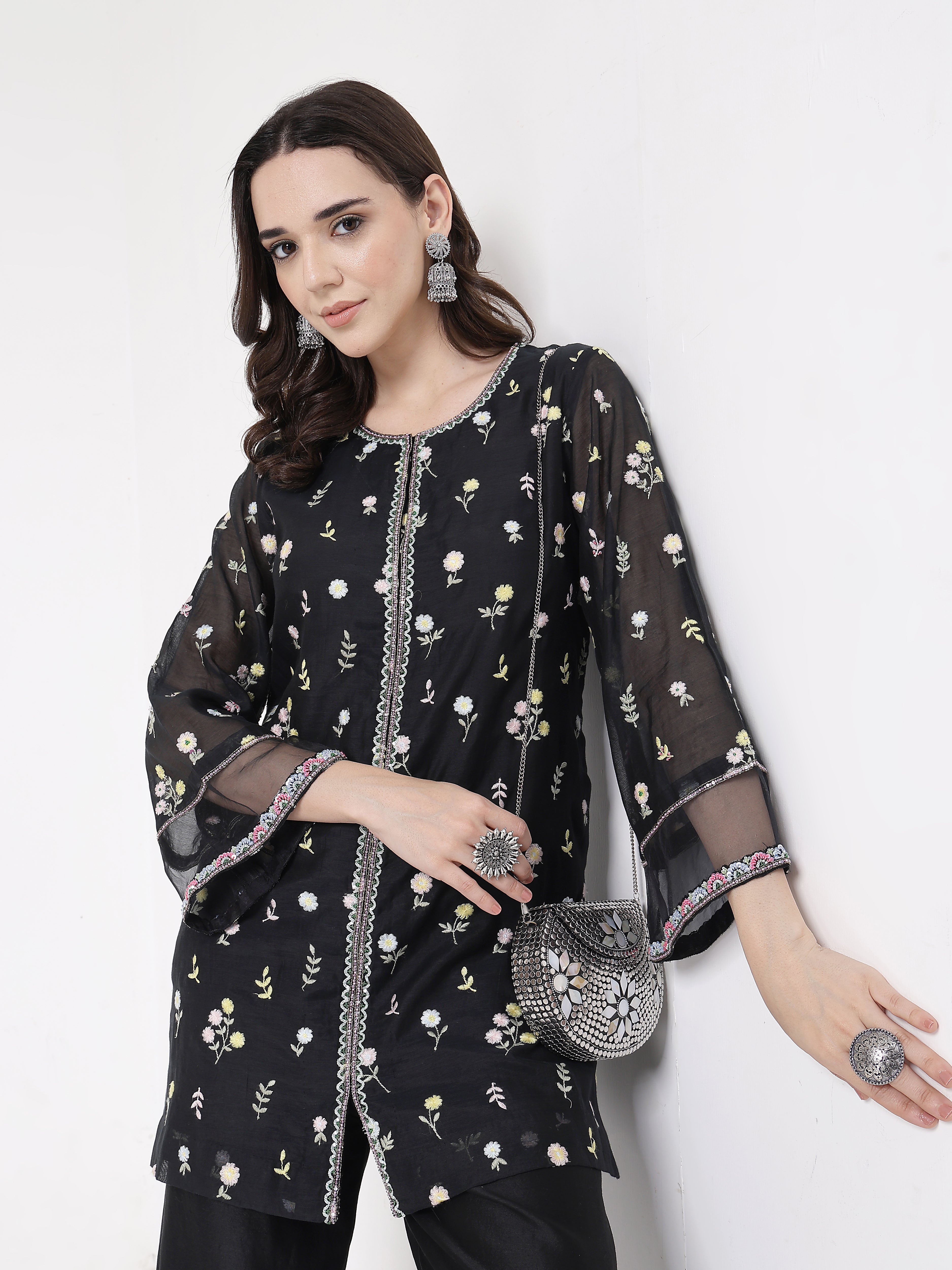 Opal Embroidered Suit Set