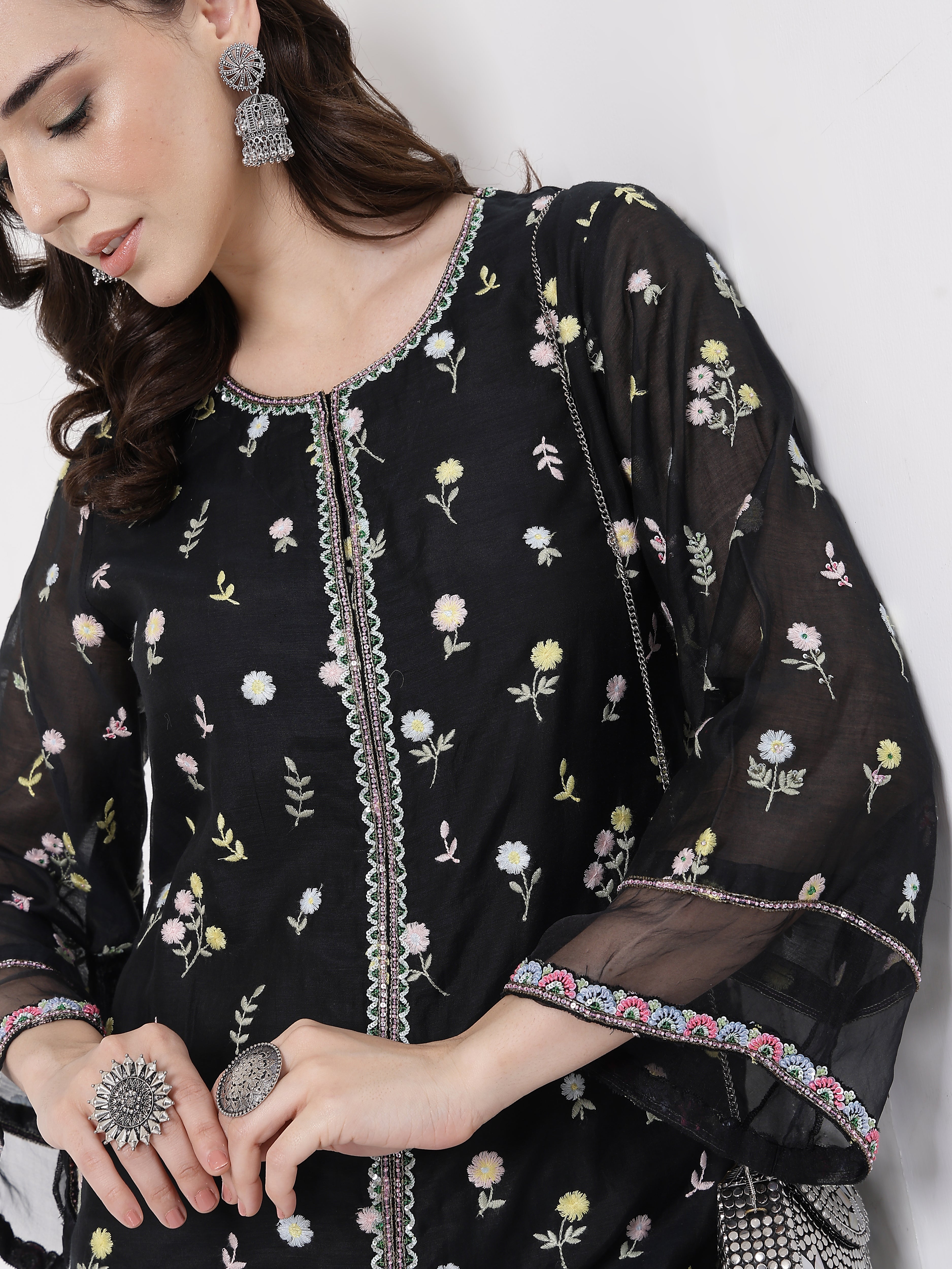 Opal Embroidered Suit Set