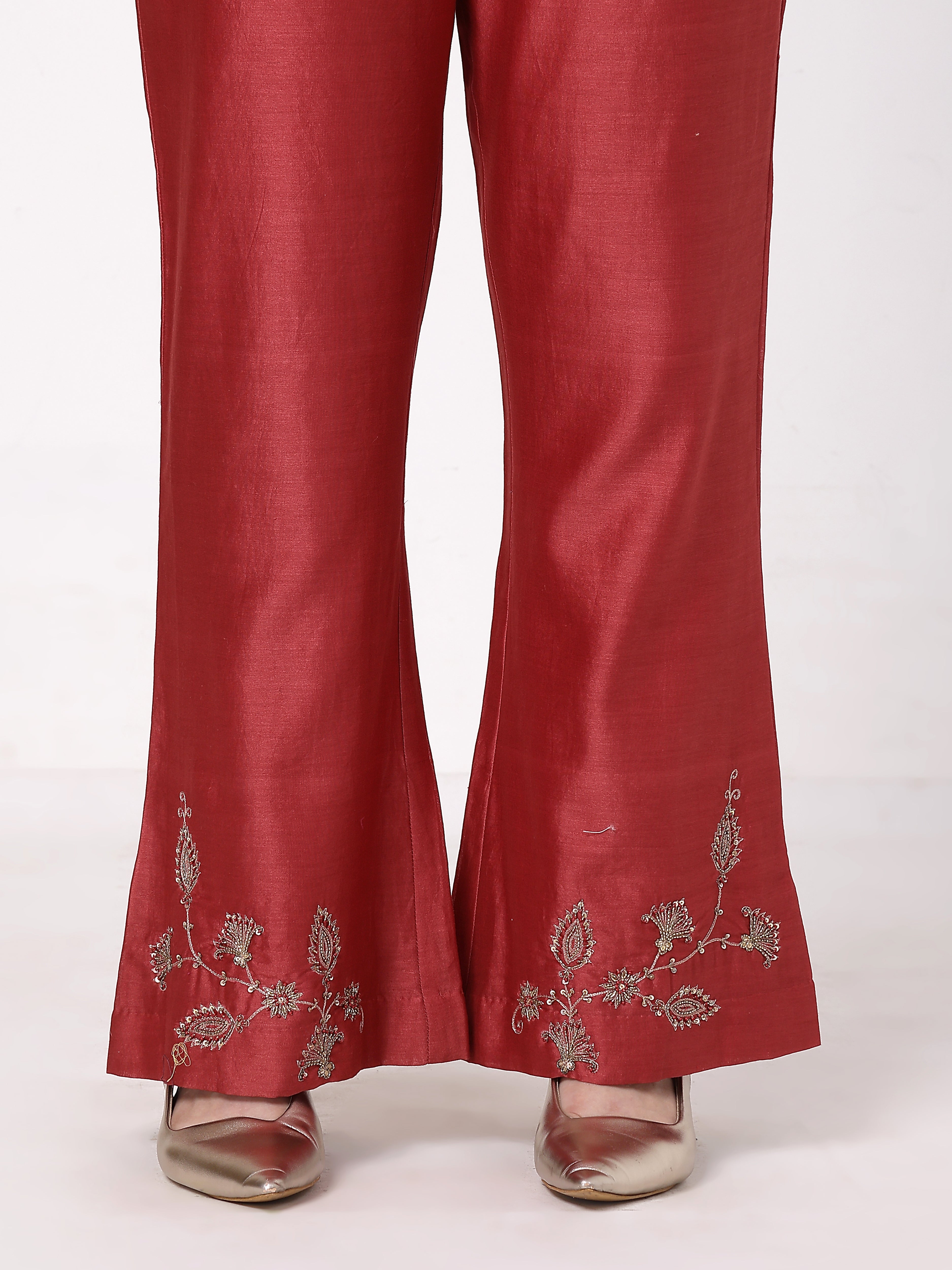 Maroon A-line Set