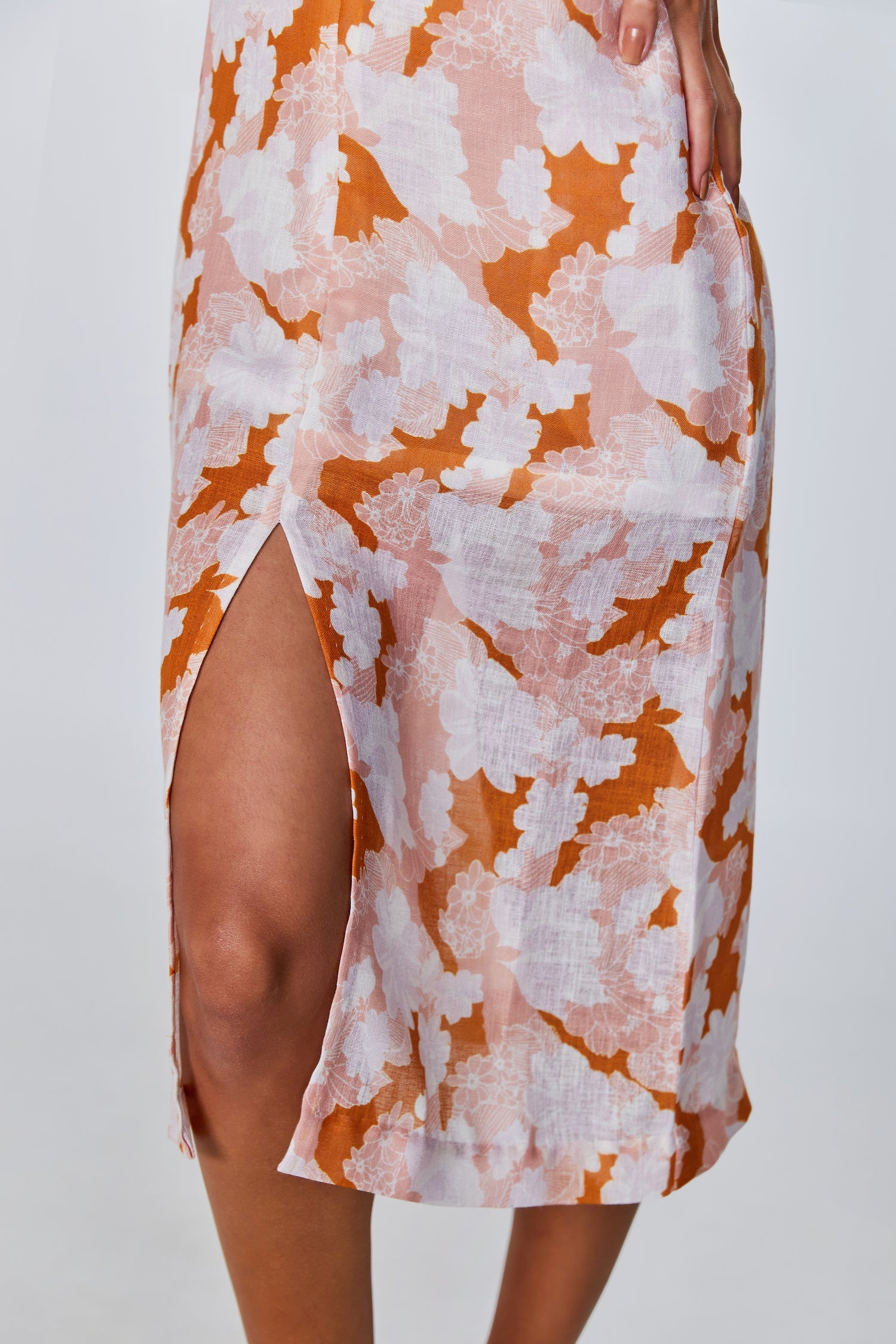 Dijon floral midi