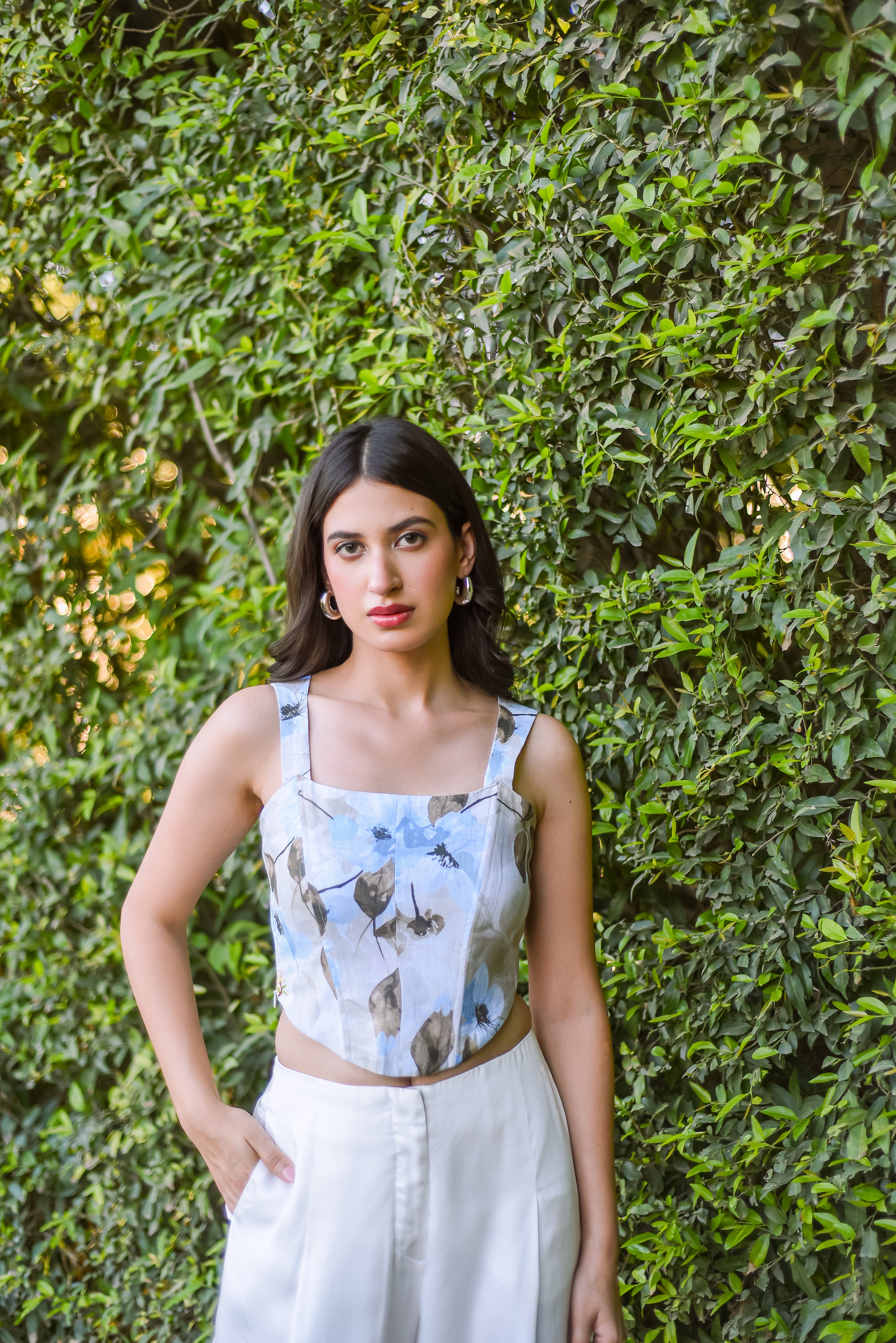 Sky Bloom Corset