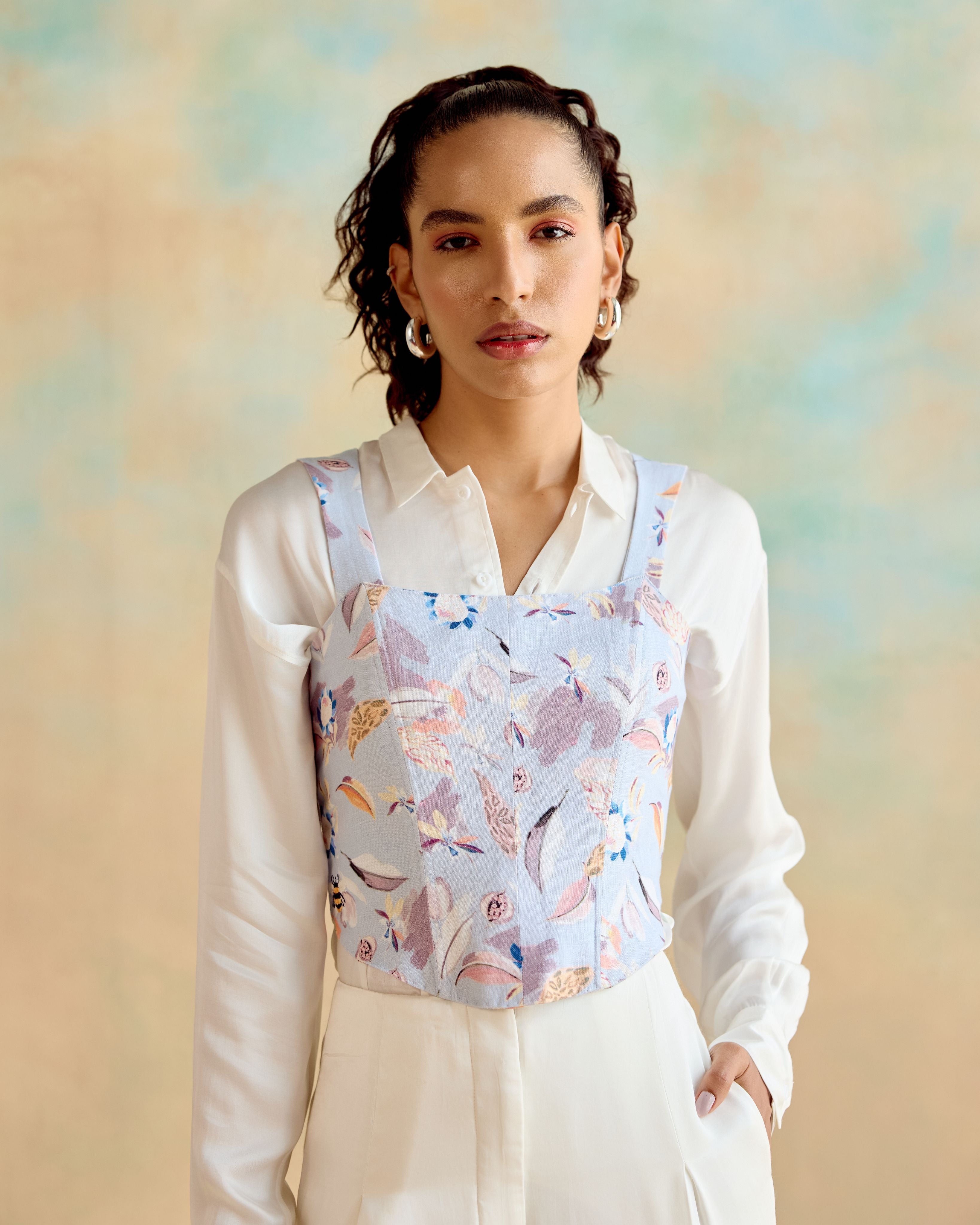Ocean Bloom Corset