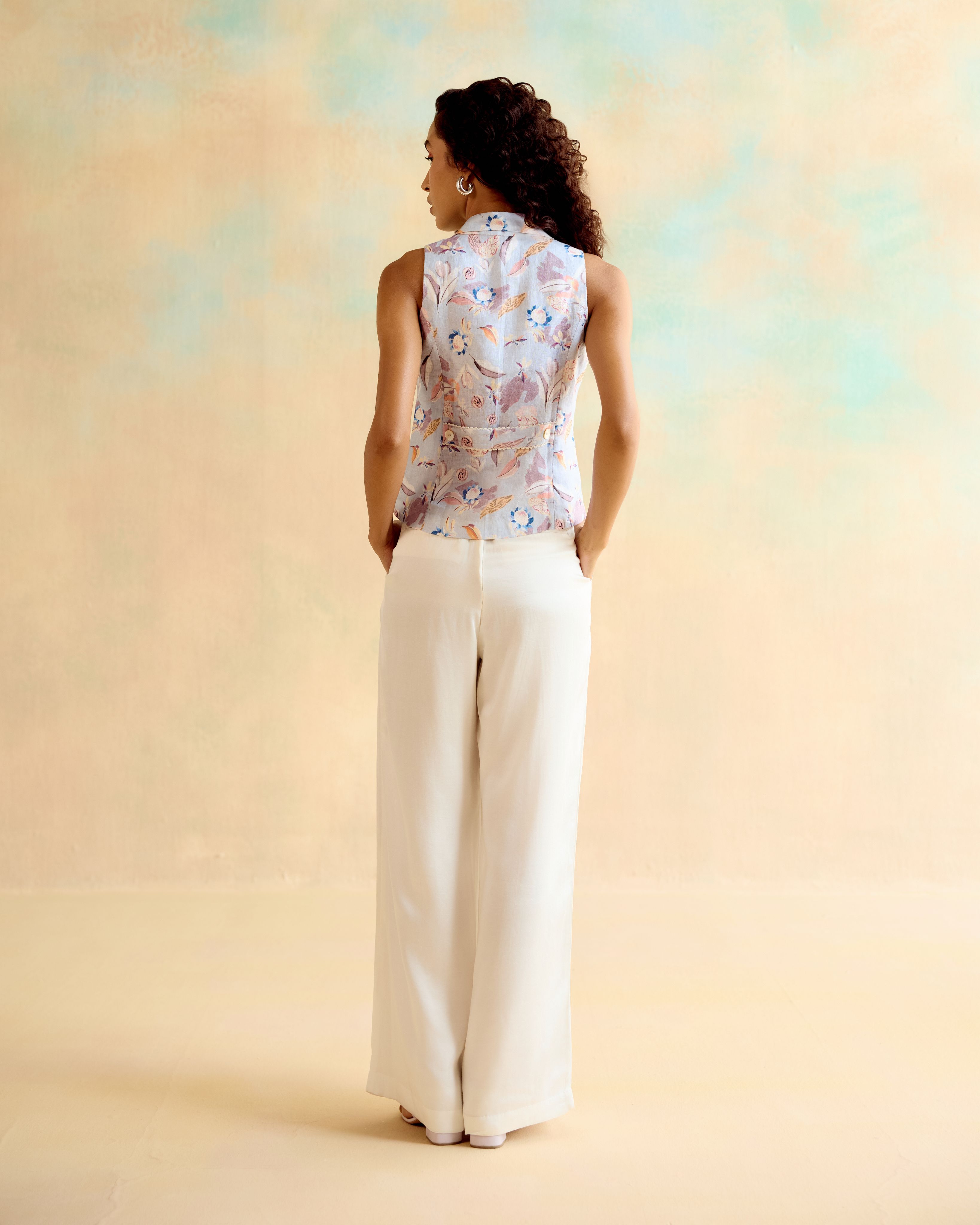 Ocean Bloom Waistcoat