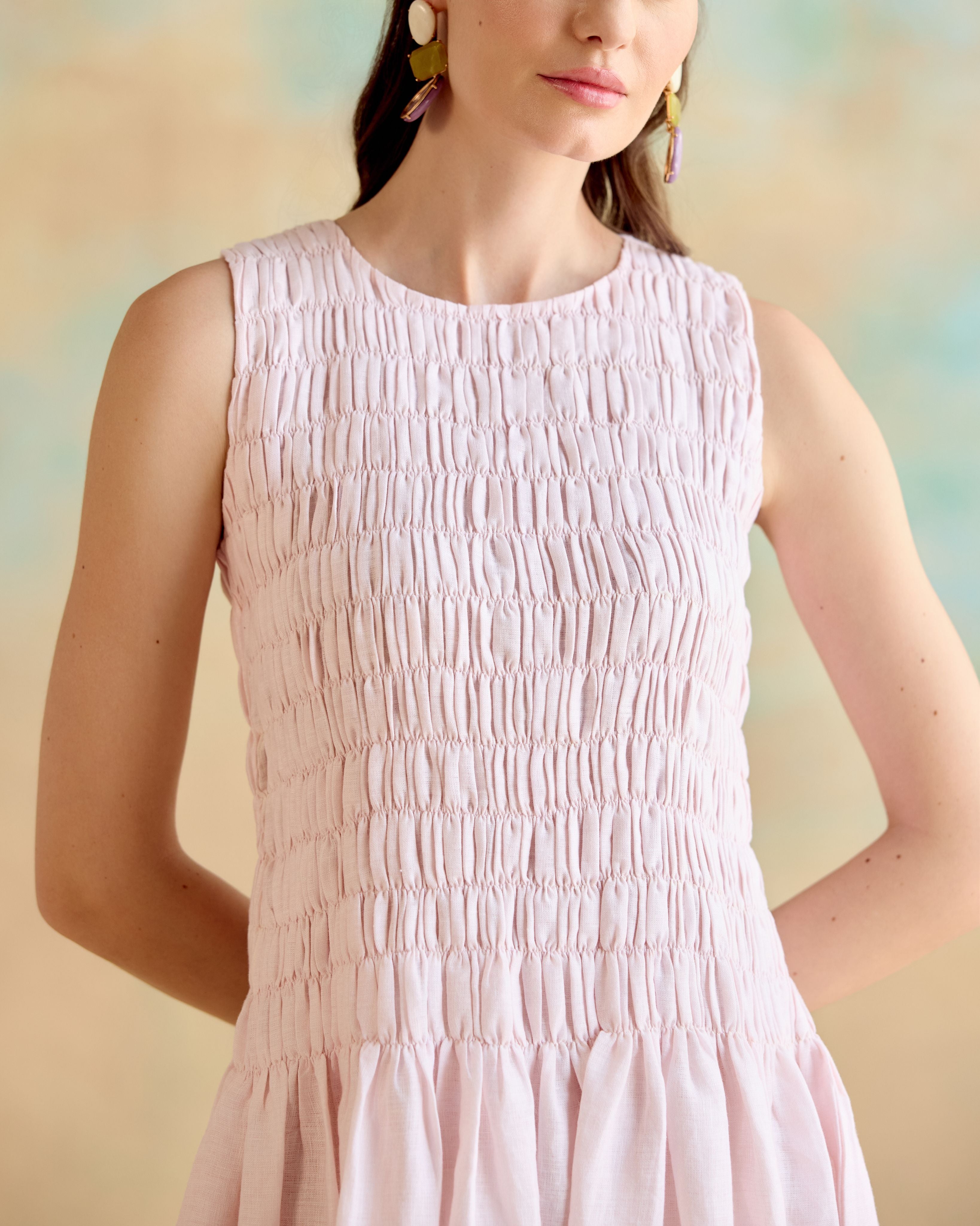Petal Bliss Smocking Dress