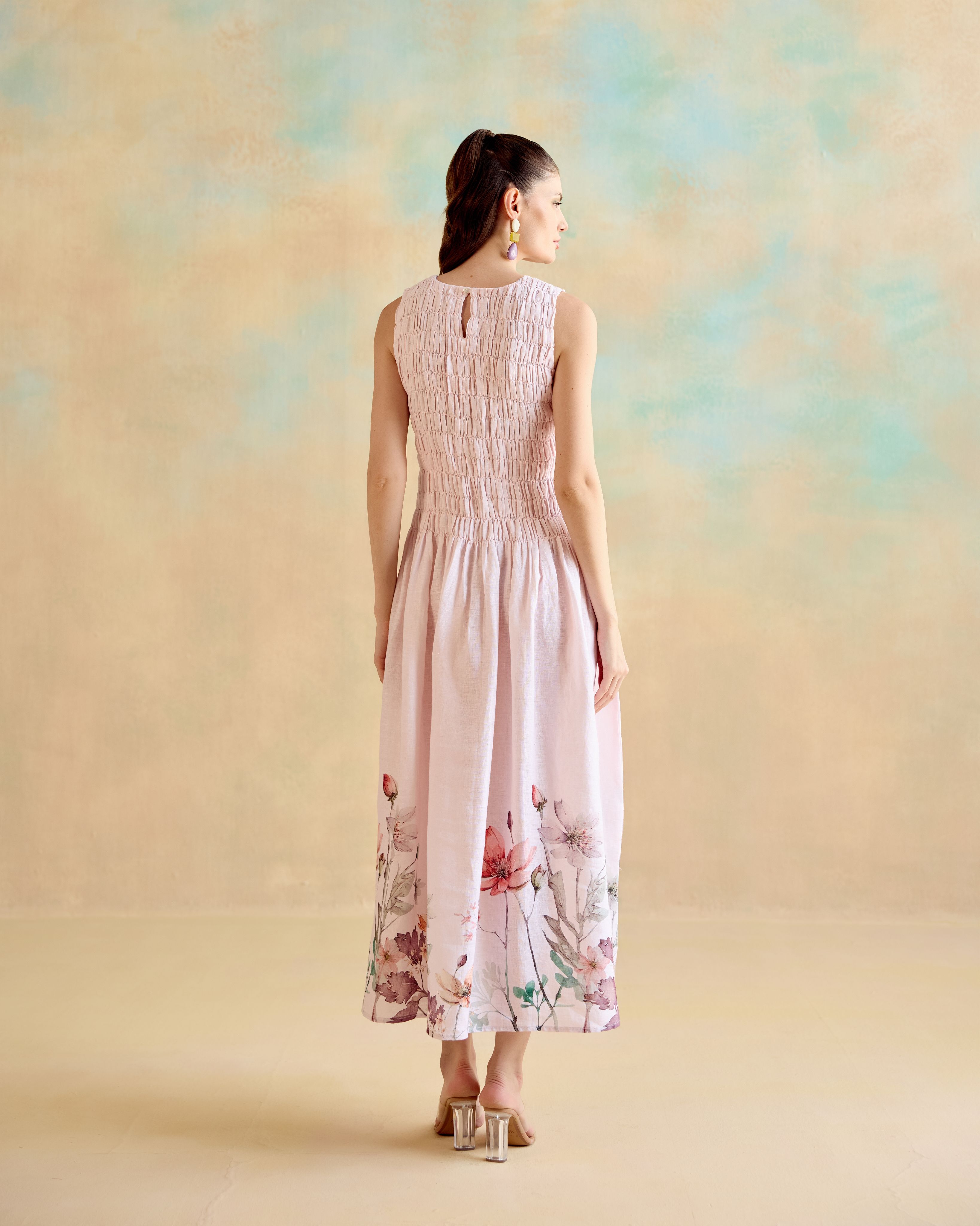 Petal Bliss Smocking Dress