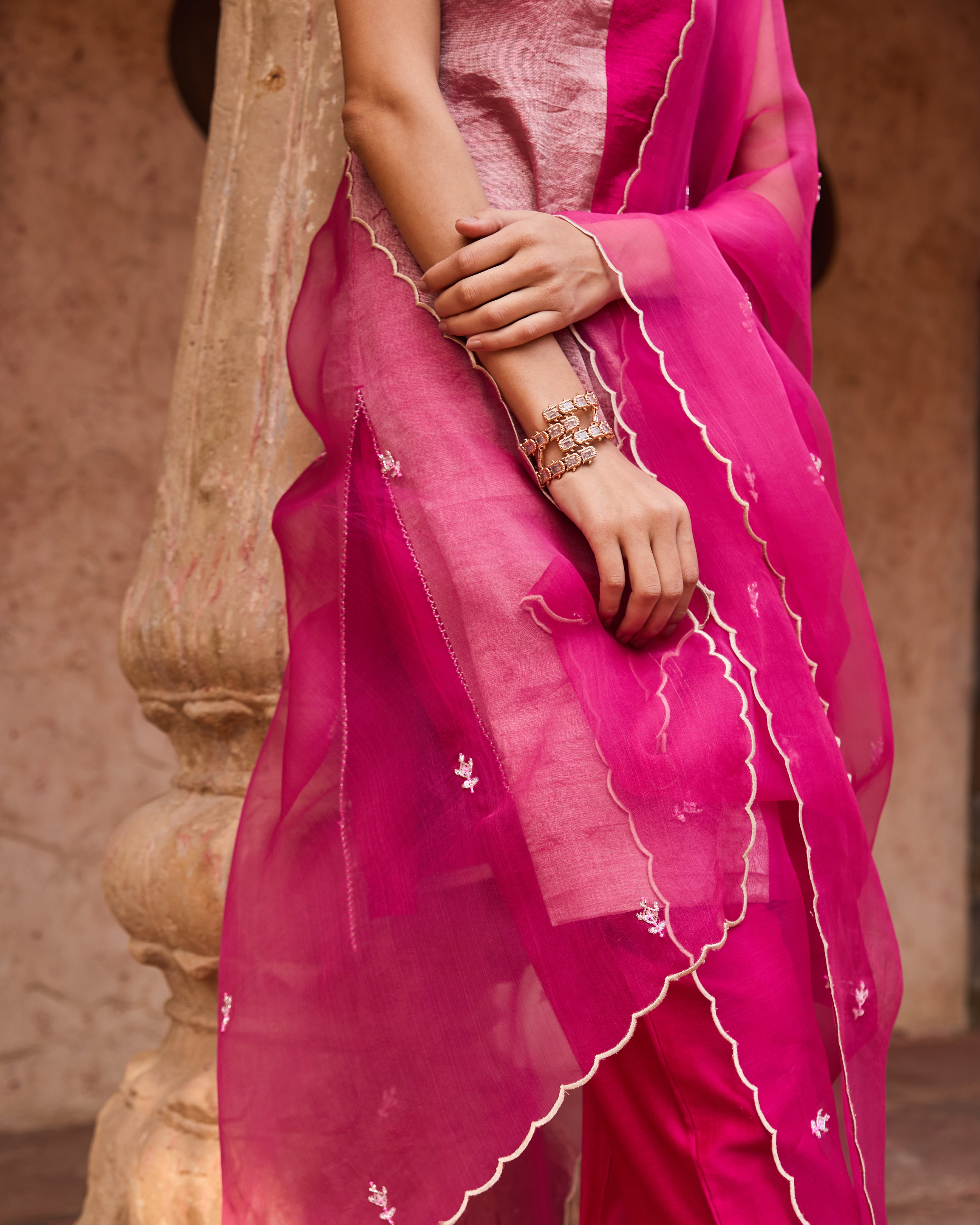 Rani Strappy Kurta Set