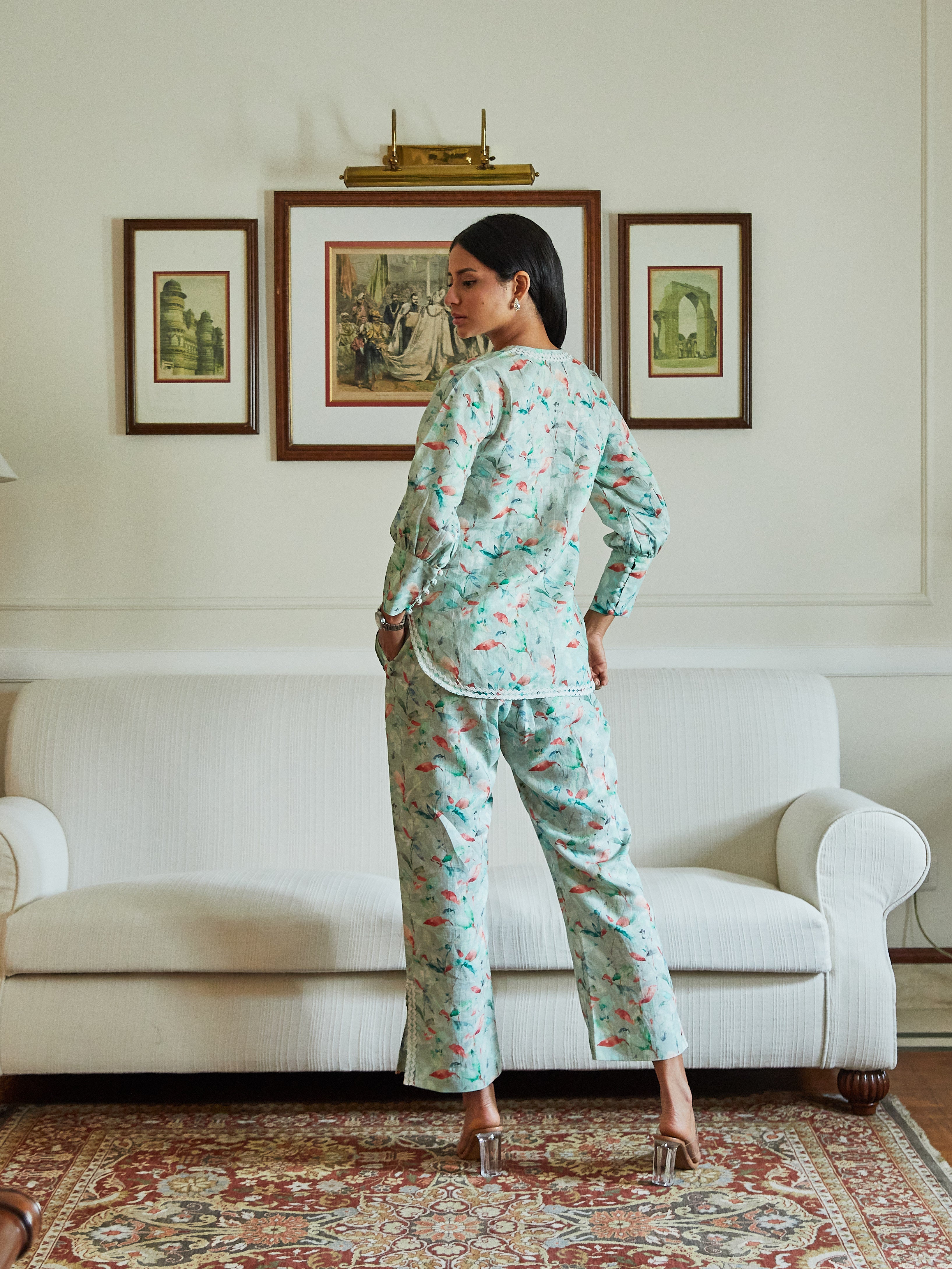 Sky Blossom Co-Ord Set