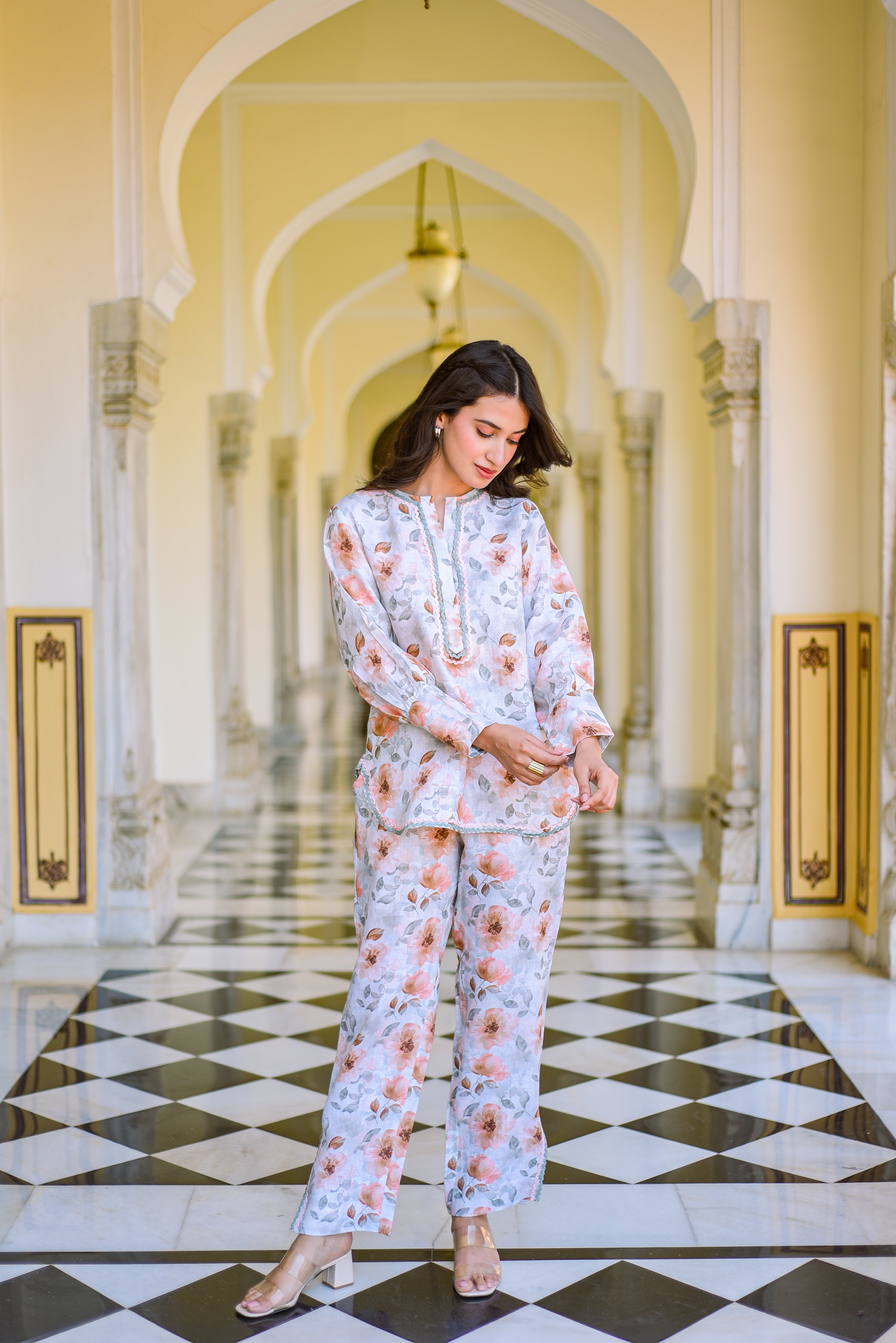 Wanderlust in Bloom Full Sleeves Co-ord