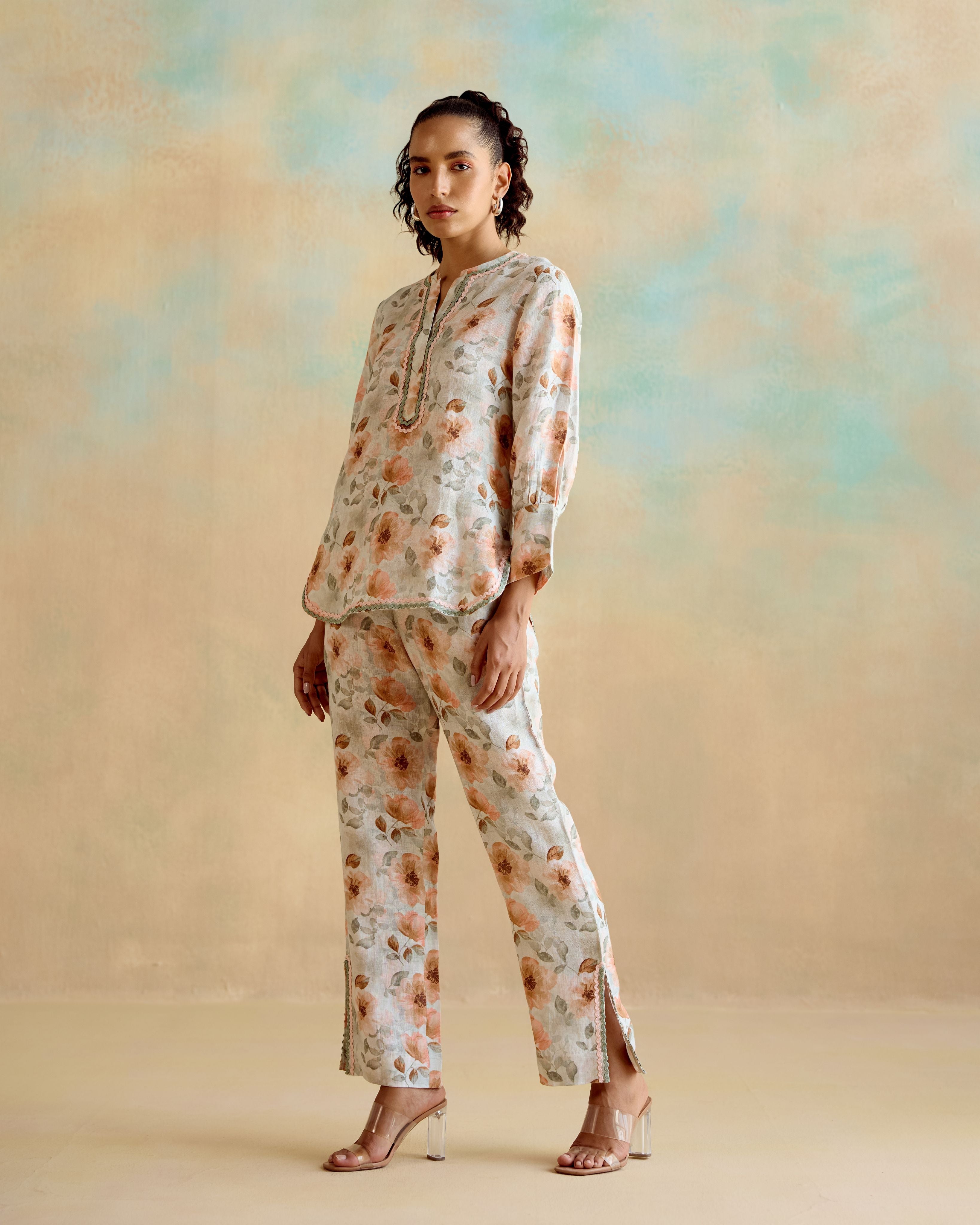 Wanderlust in Bloom Full Sleeves Co-ord