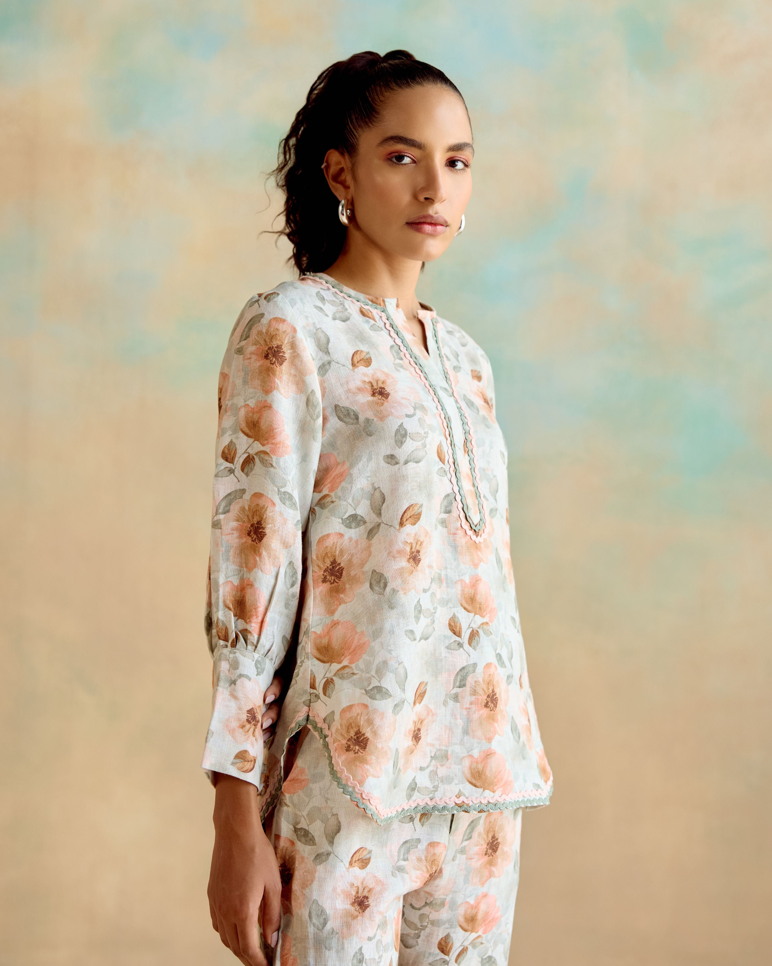 Wanderlust in Bloom Full Sleeves Co-ord