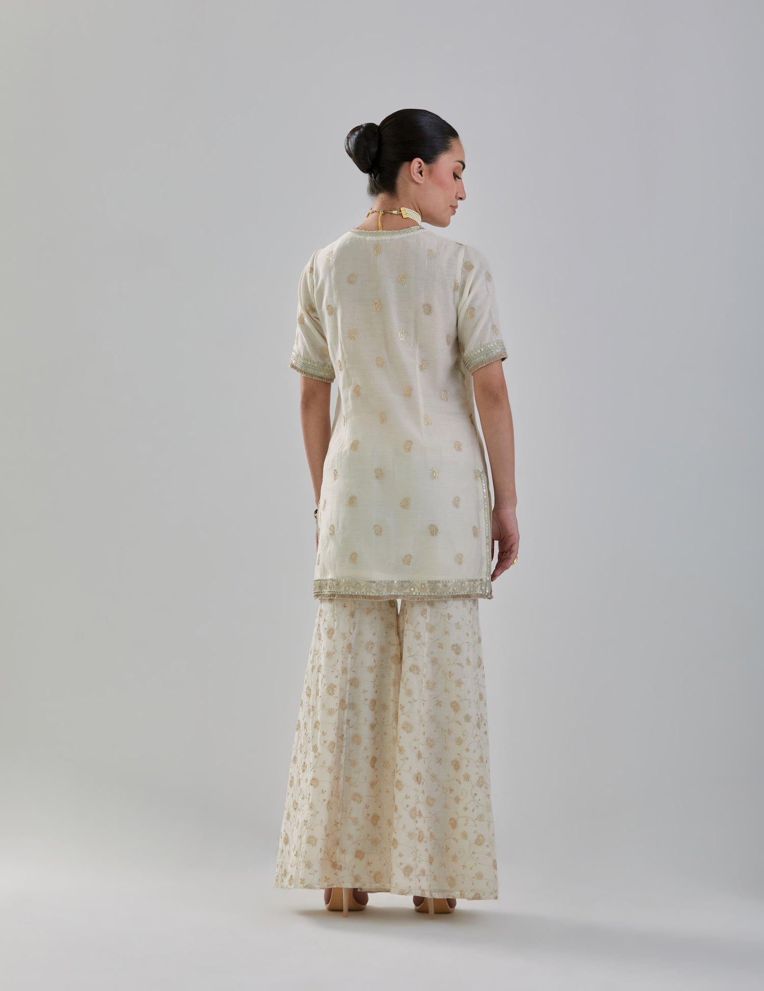 Pearl Chanderi Sharara Set
