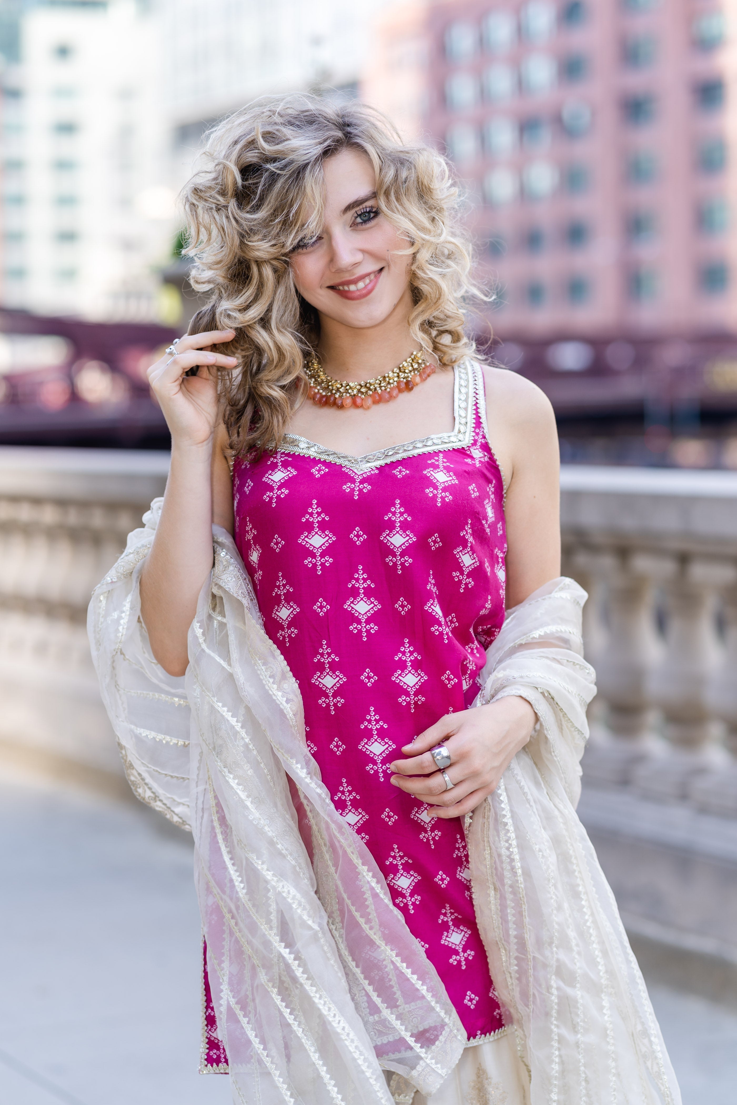 Rubellite Sharara Set