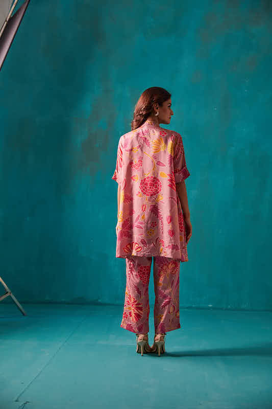 Mauve Floral Co-ord Set