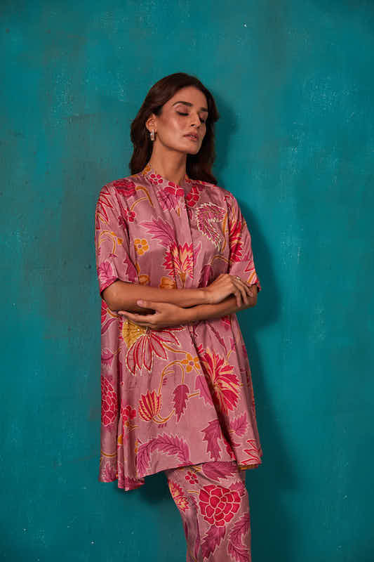 Mauve Floral Co-ord Set