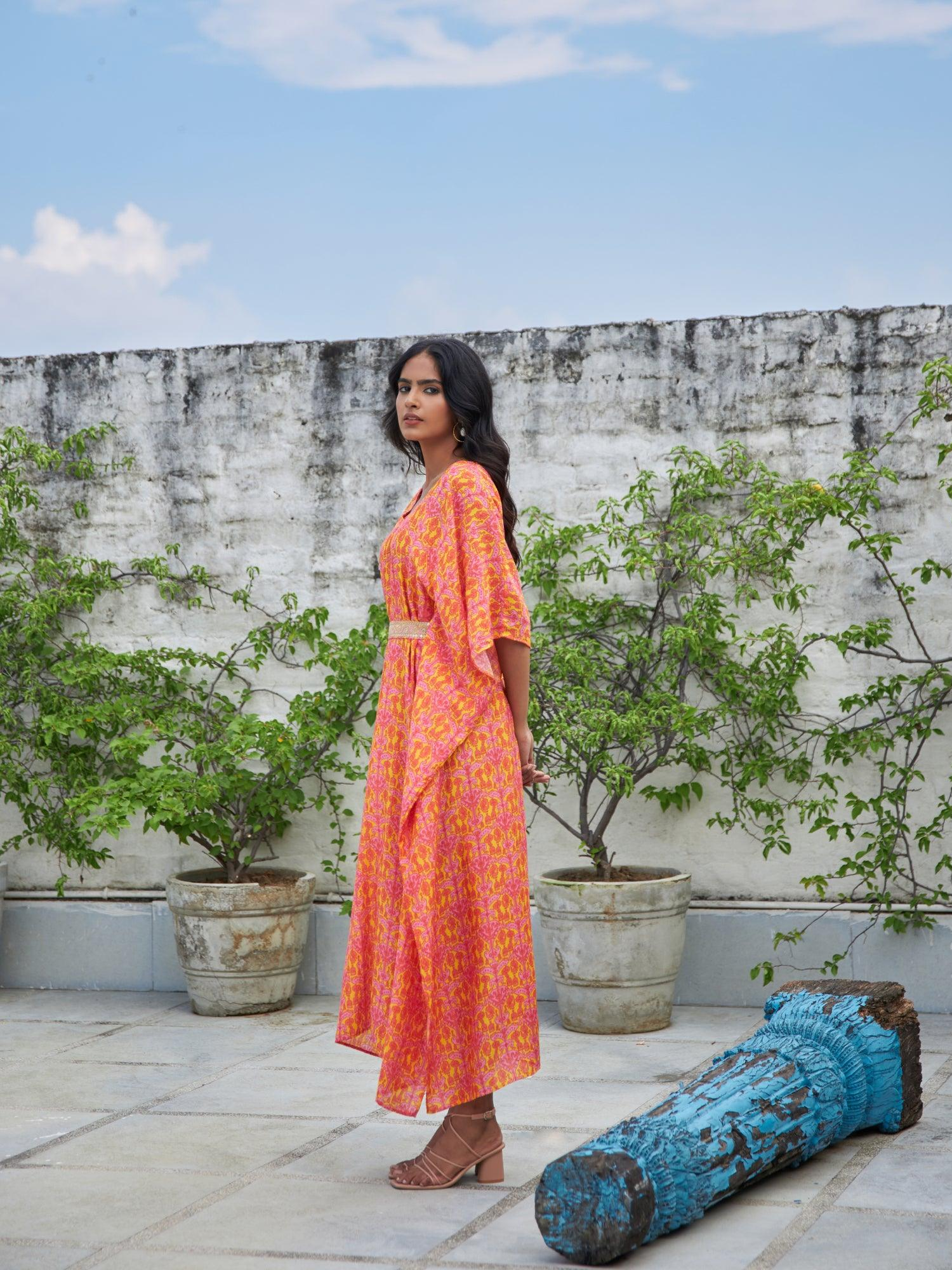 Shab Printed Kaftan