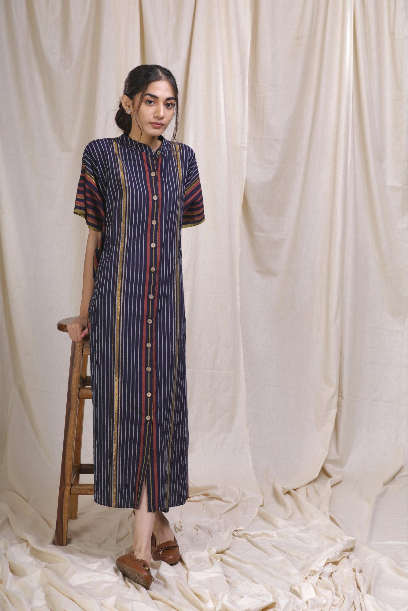 Kapaas_Indigo Striped