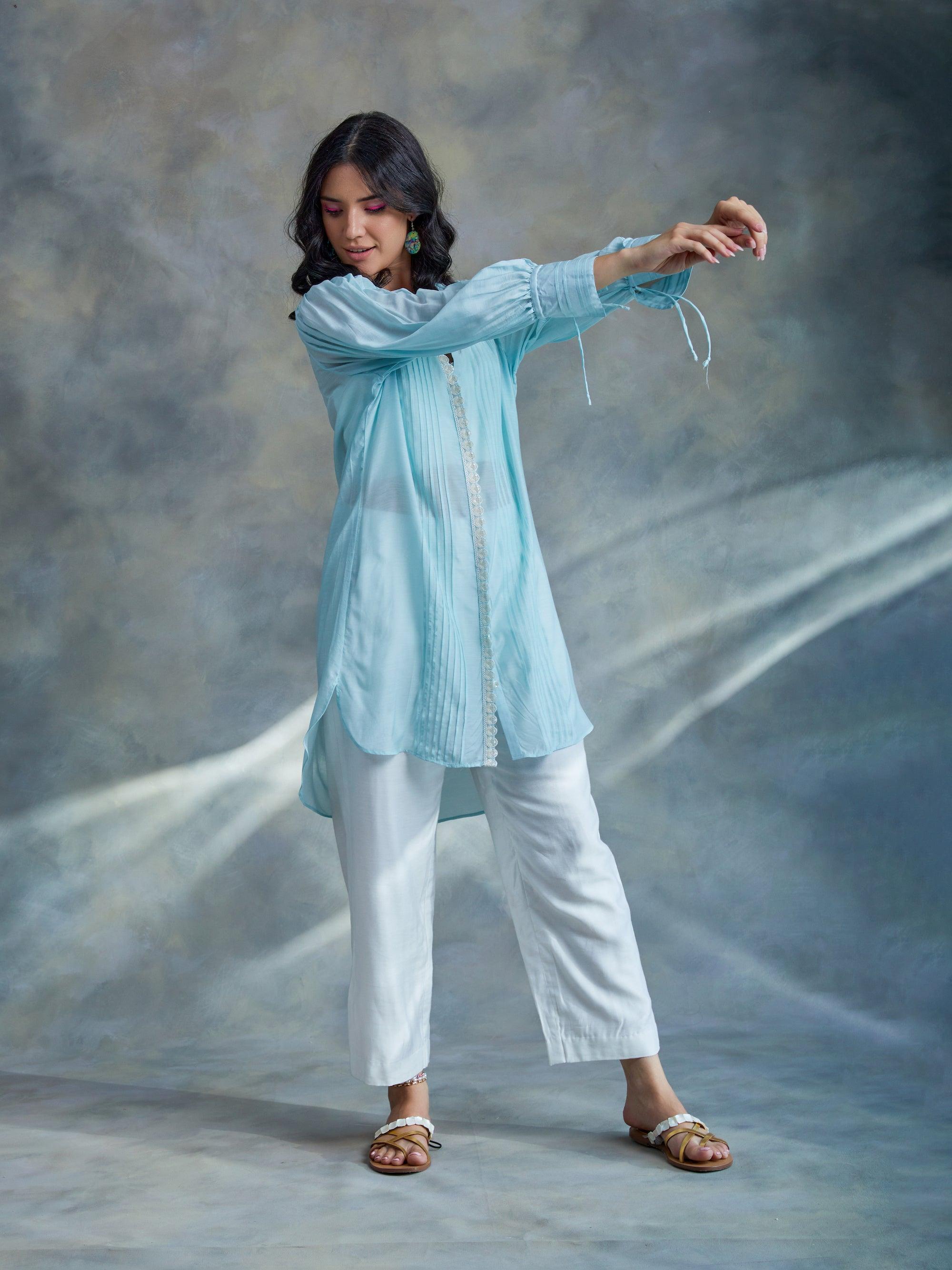 The Lagoon Pinctuck Shirt - Kapaas