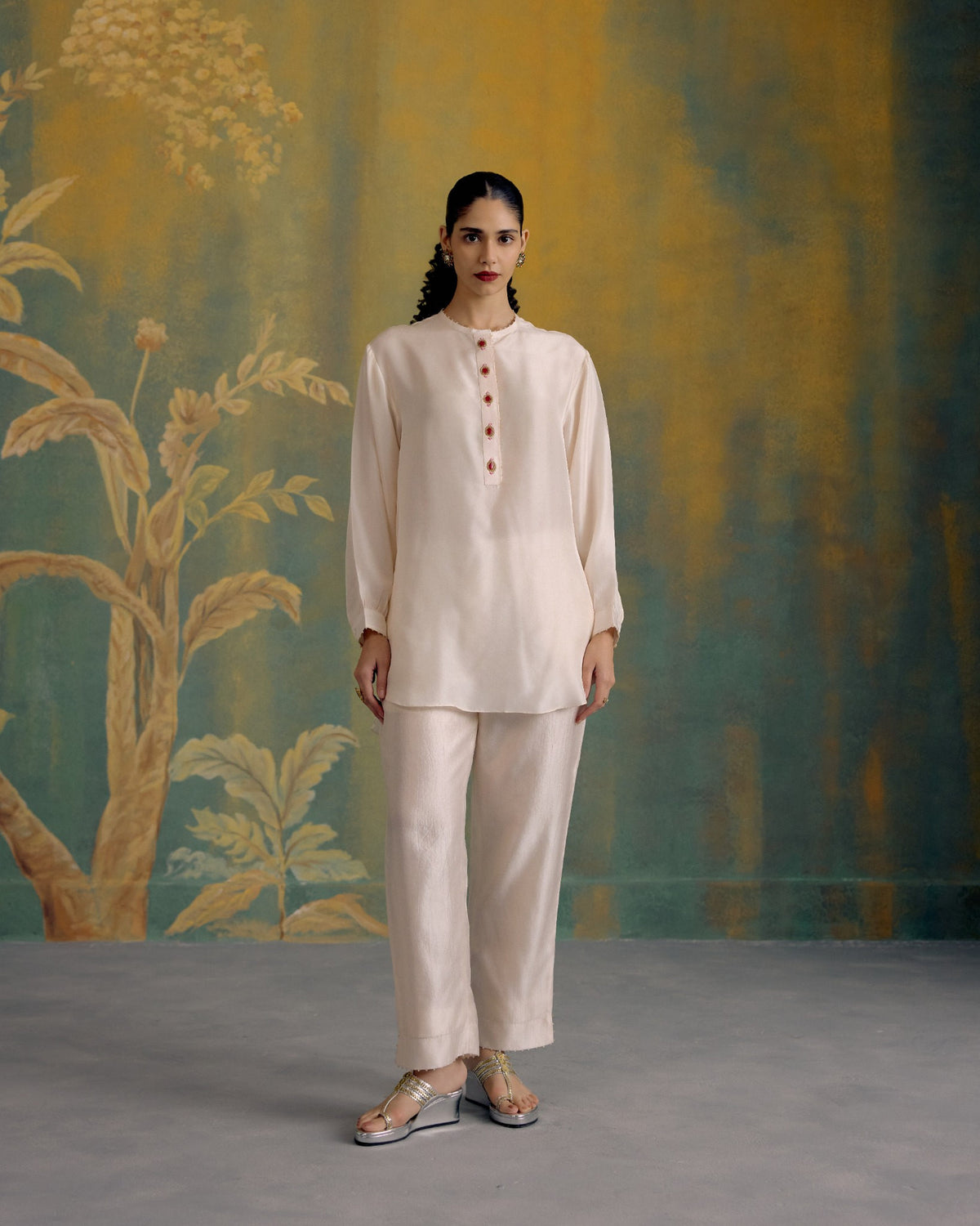 Mogra Silk Co-Ord