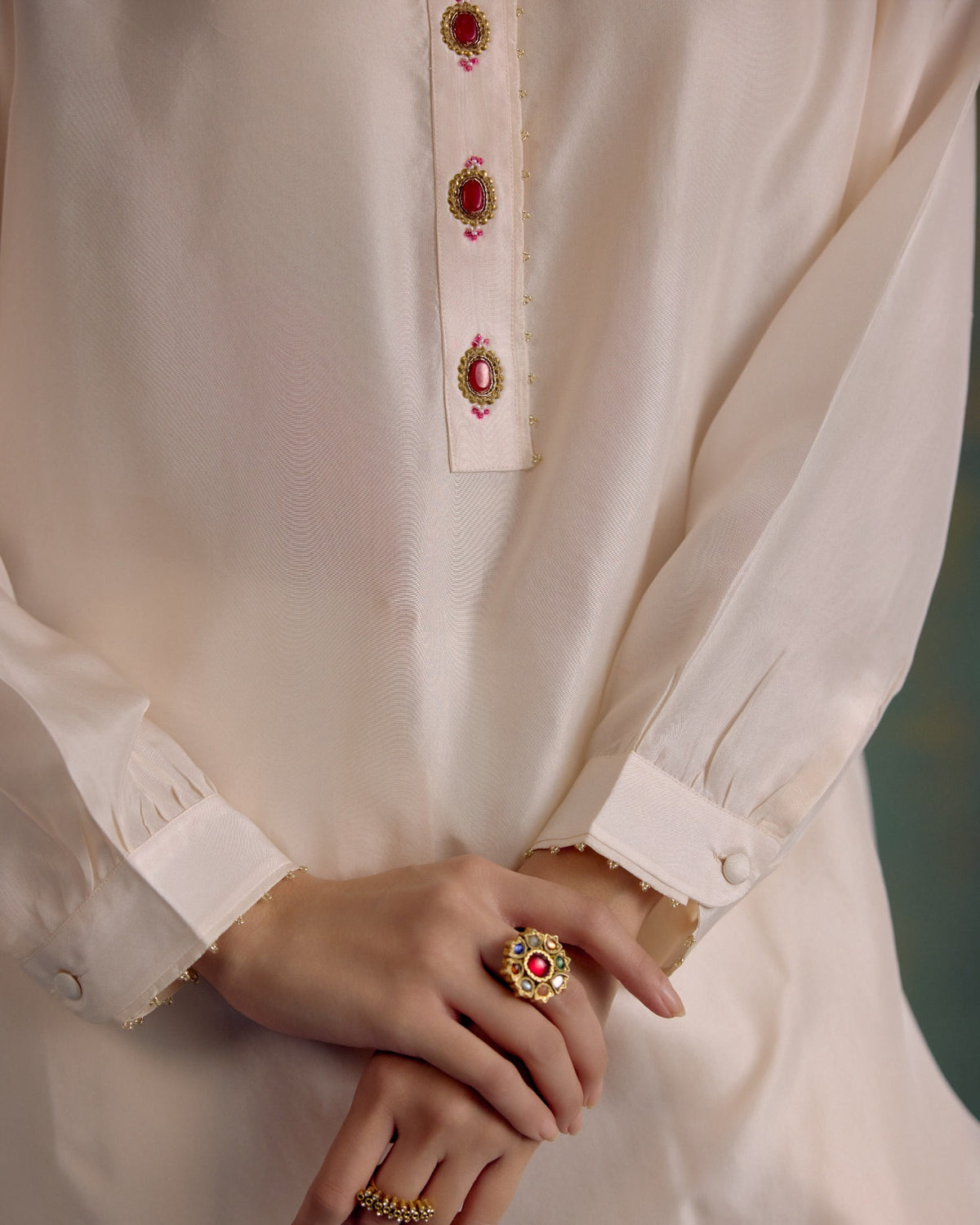 Mogra Silk Co-Ord