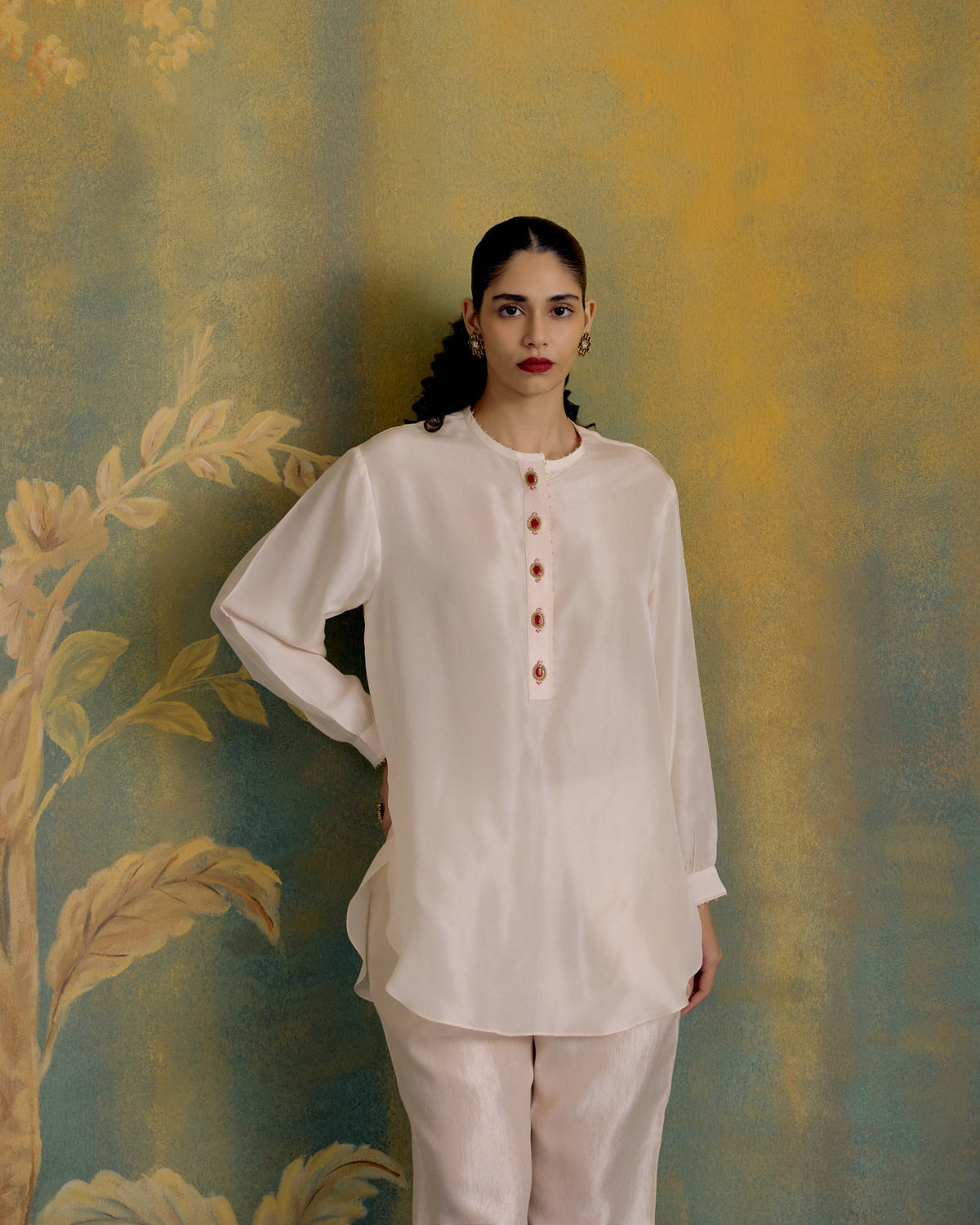 Mogra Silk Co-Ord
