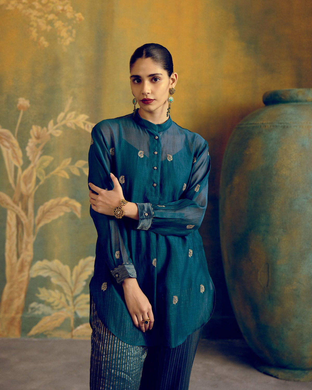 Firozi Shirt Co-ord