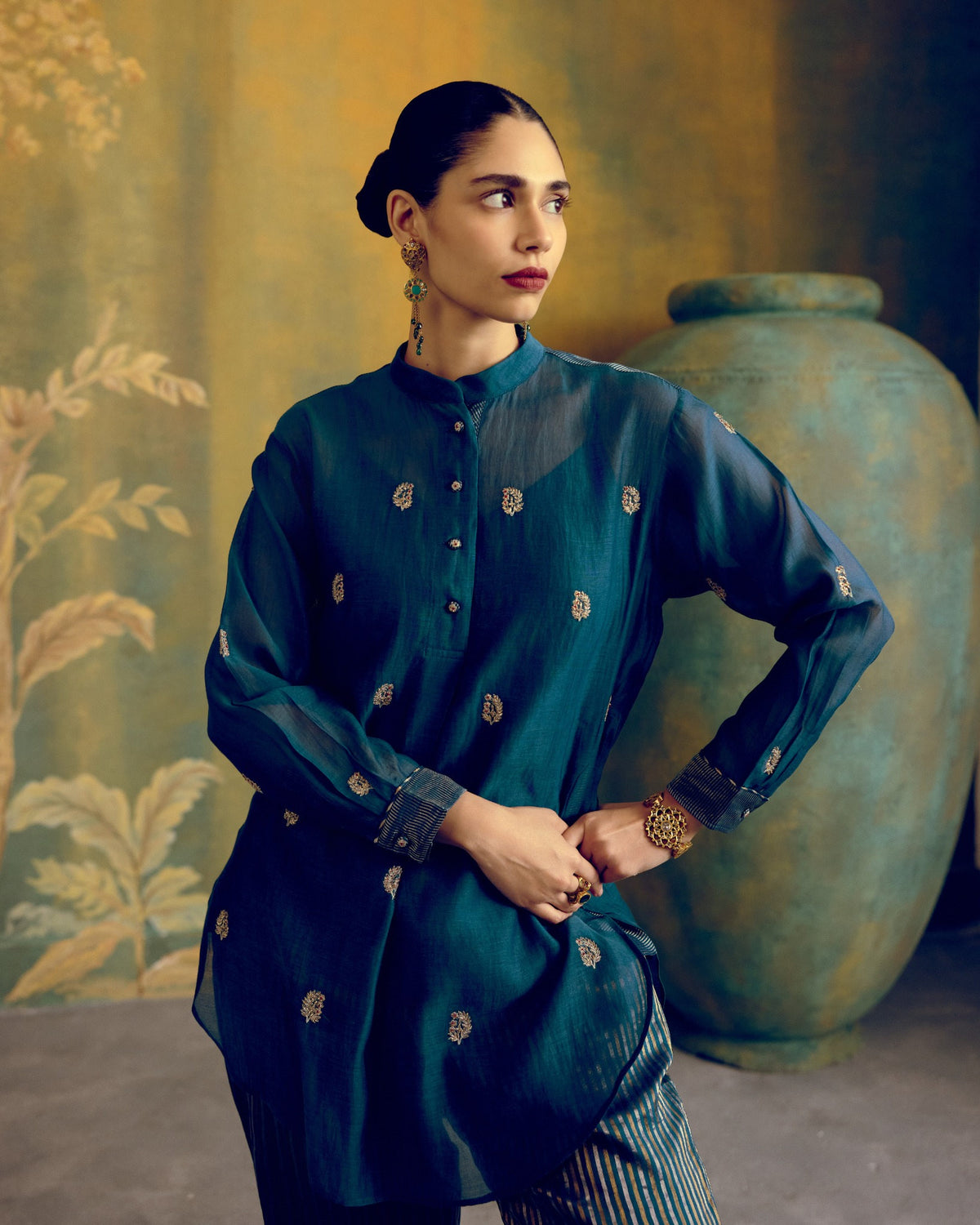 Firozi Shirt Co-ord