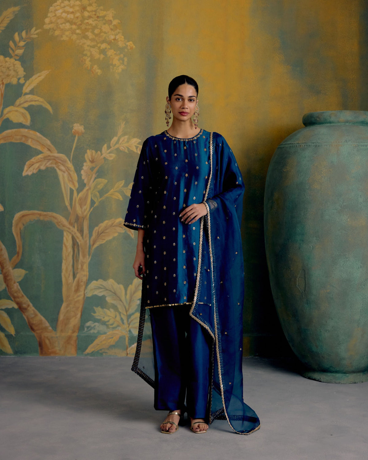 Firozi Kurta Set