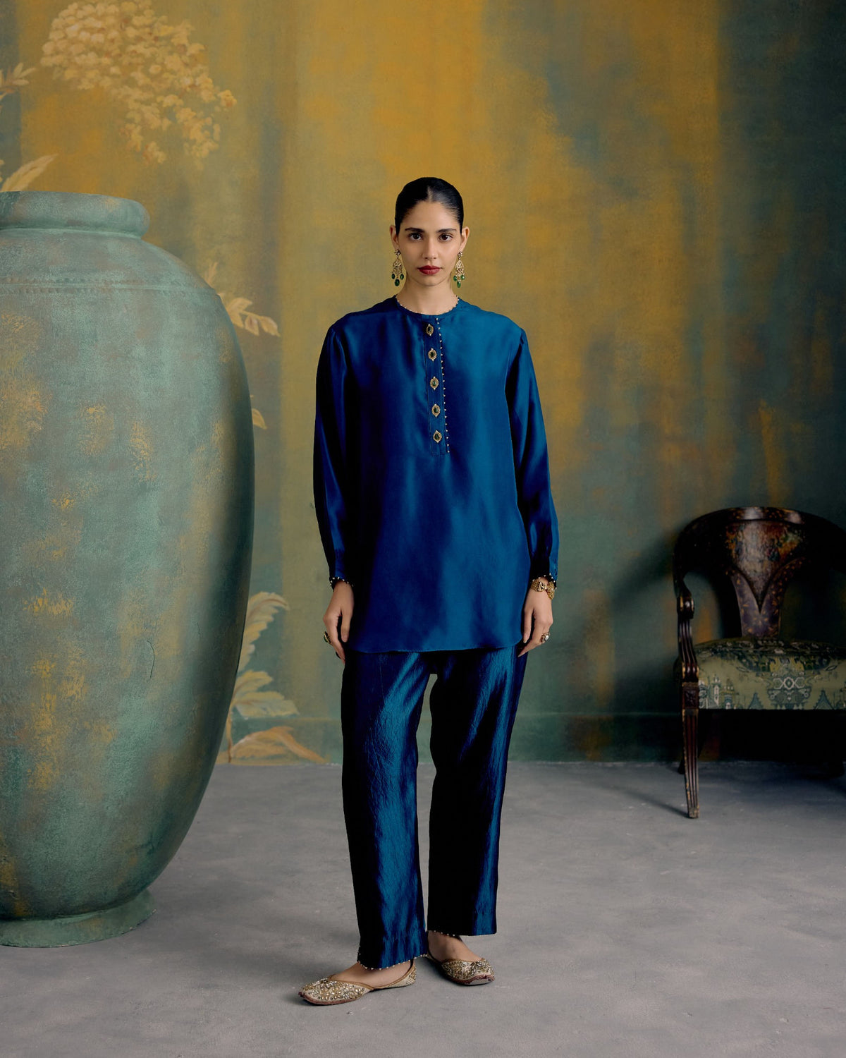 Firozi Silk Co-Ord
