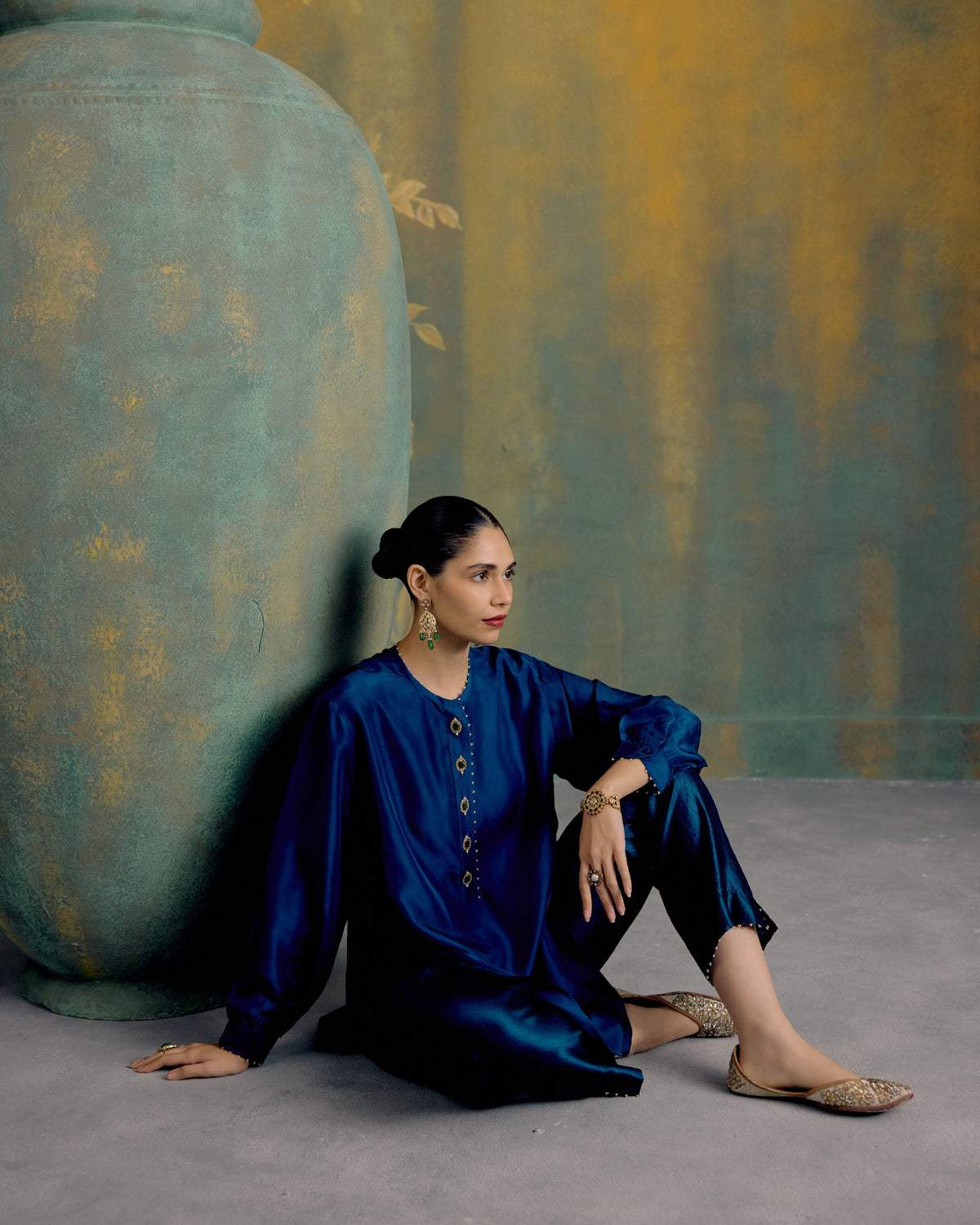 Firozi Silk Co-Ord