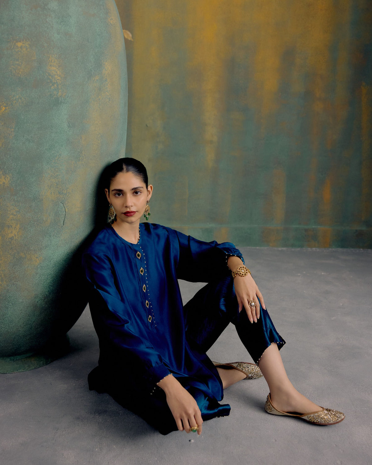 Firozi Silk Co-Ord