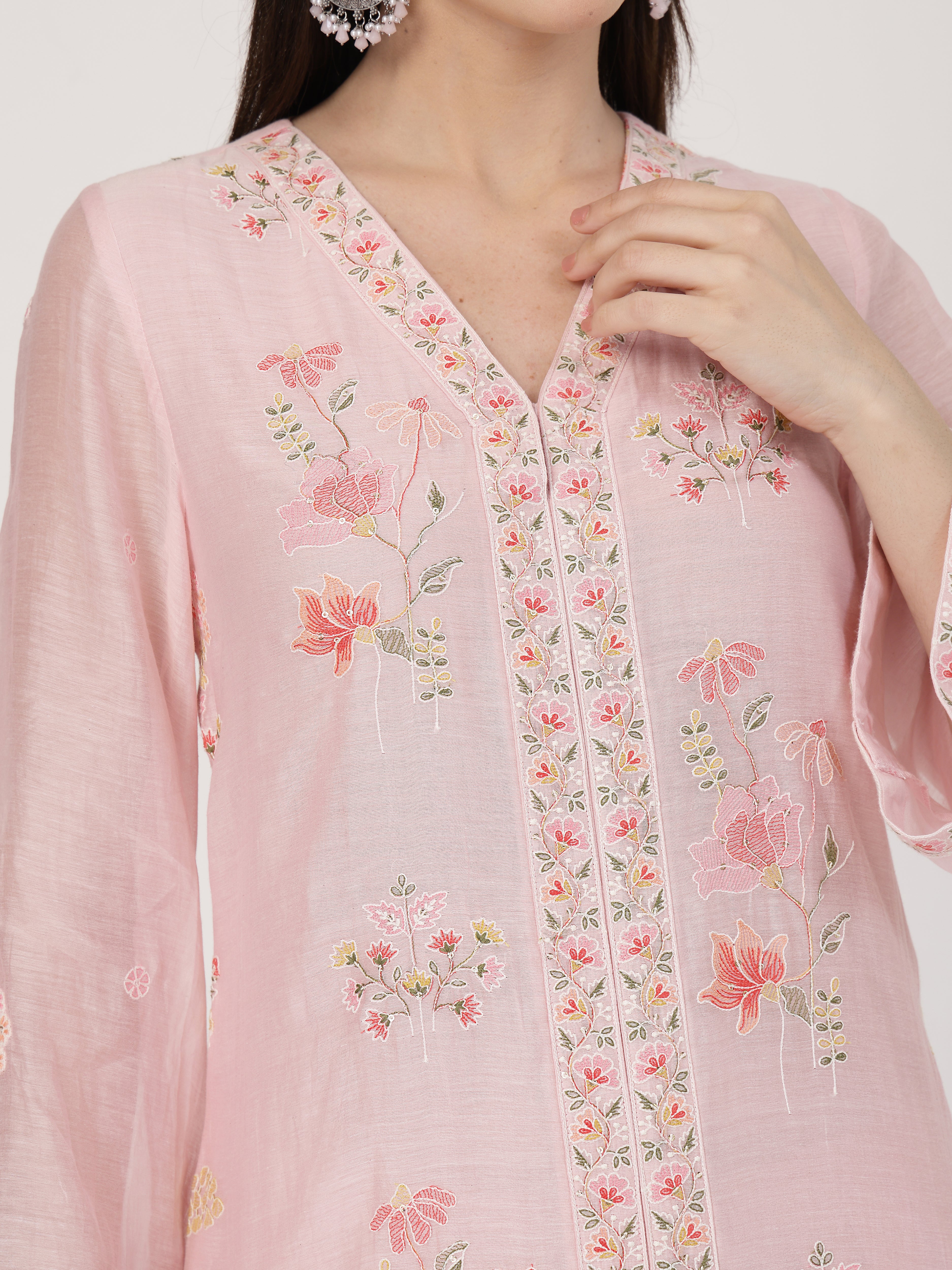 Pearl Pink Suit Set