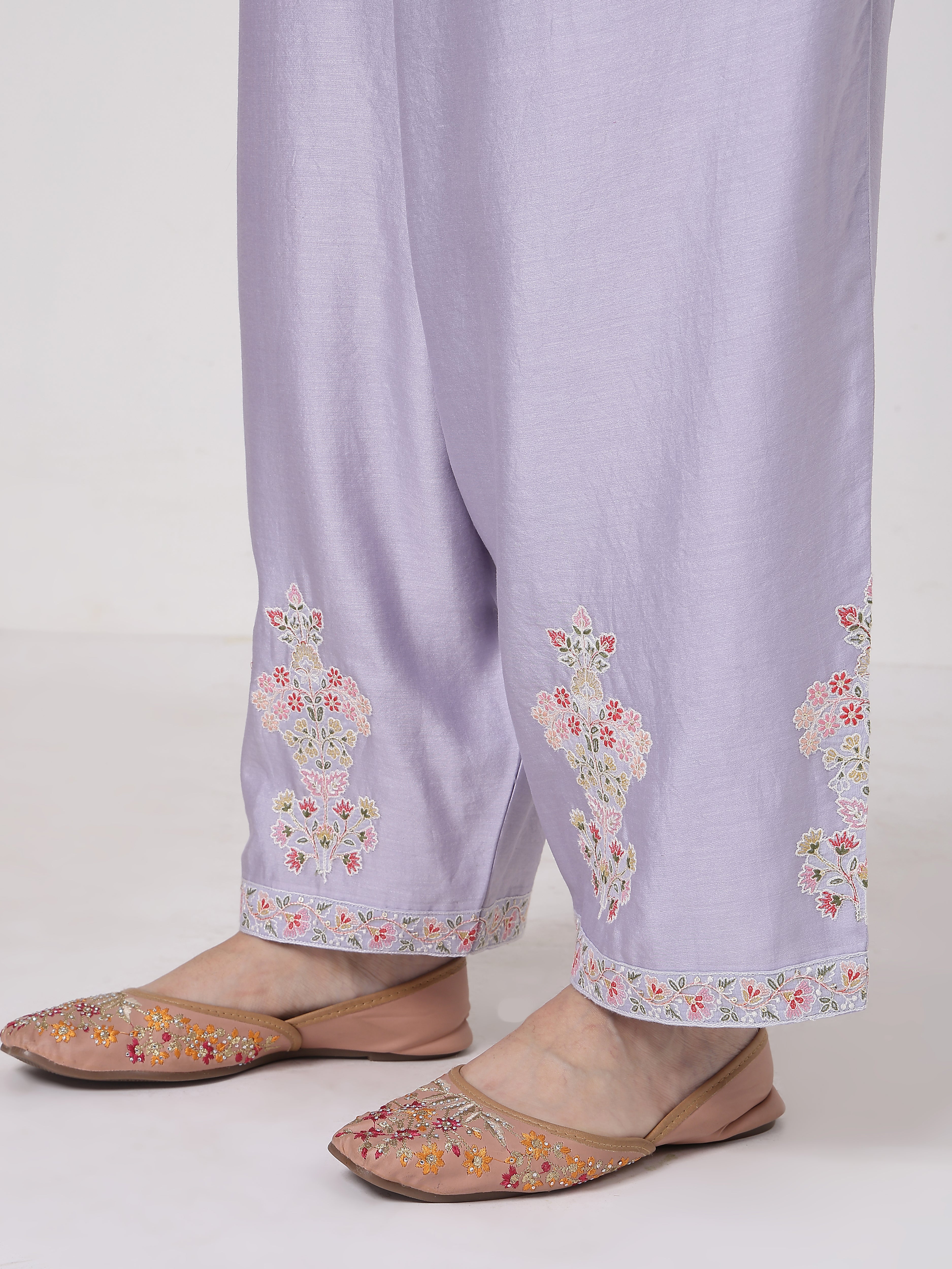 Mauve A-line Suit Set
