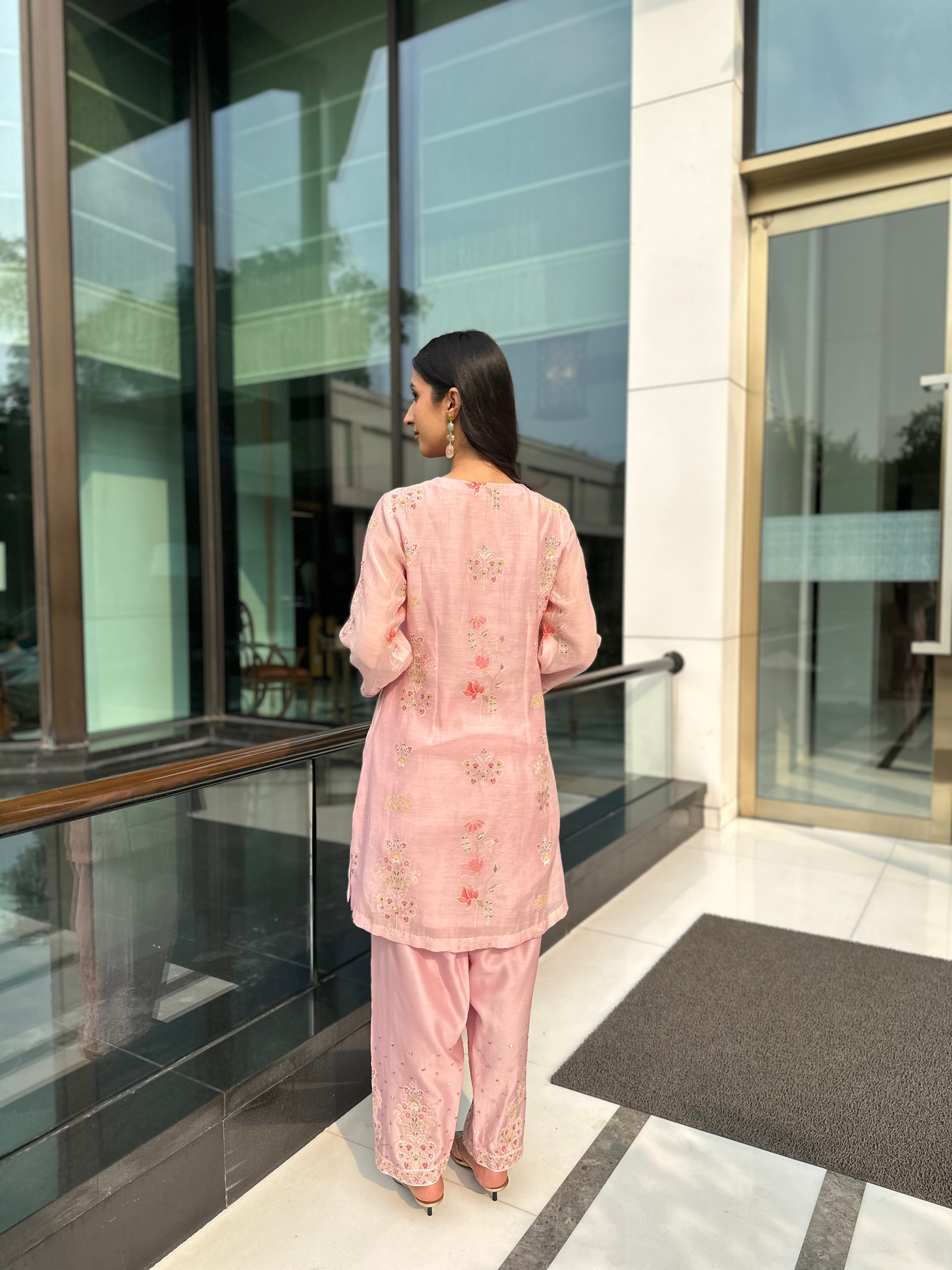 Pearl Pink Suit Set