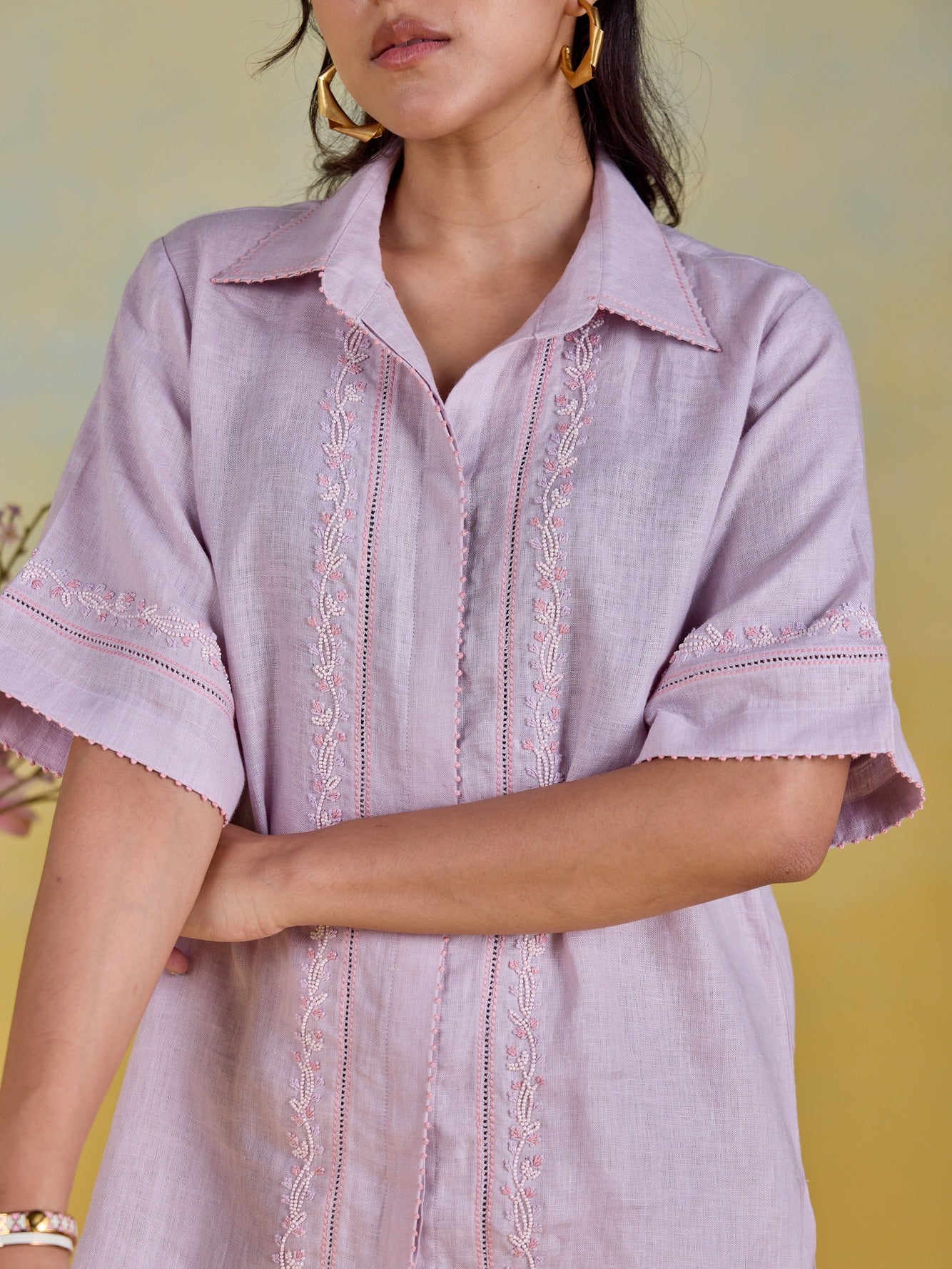 Mauve Shirt Co-ord