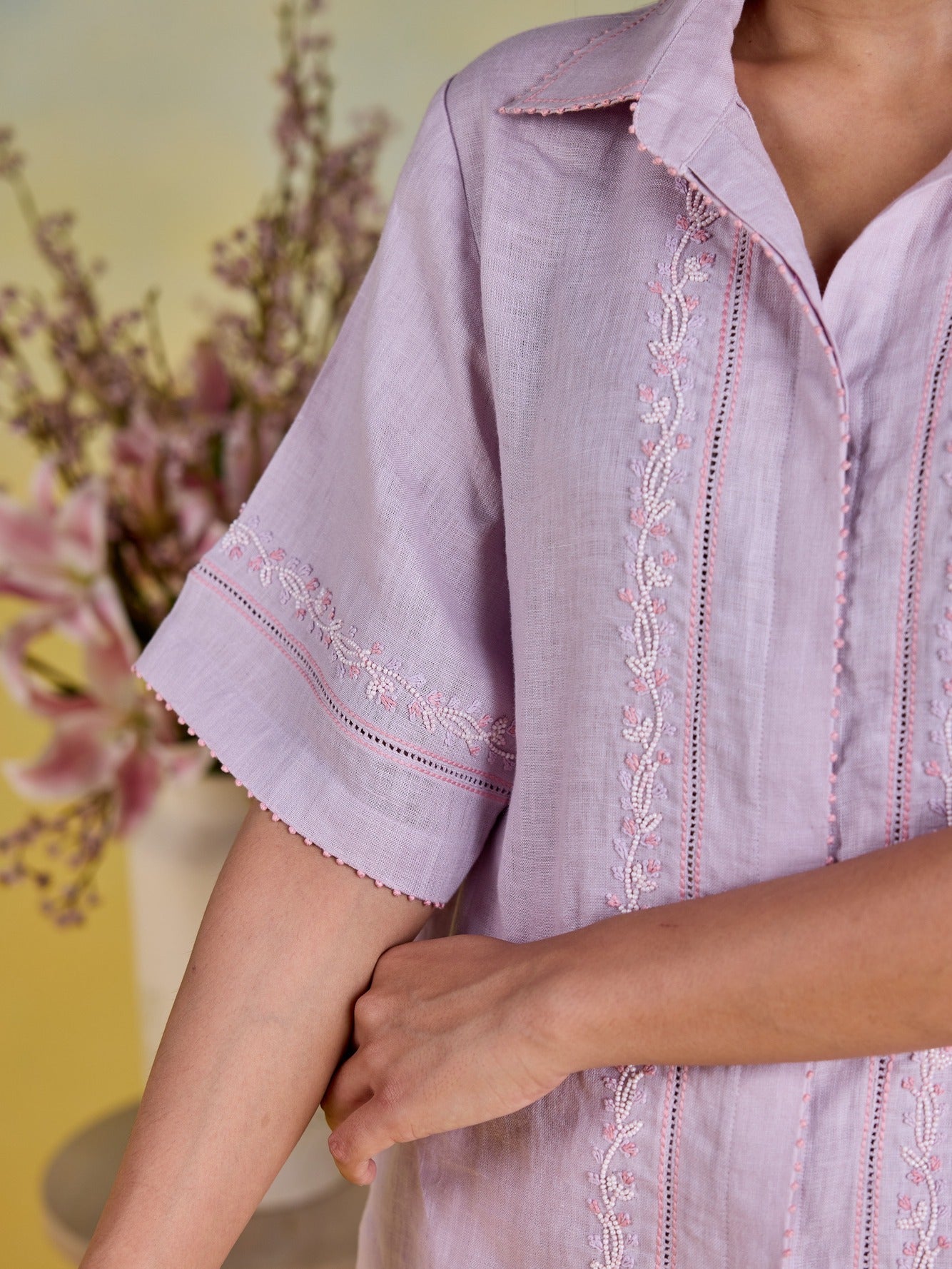 Mauve Shirt Co-ord