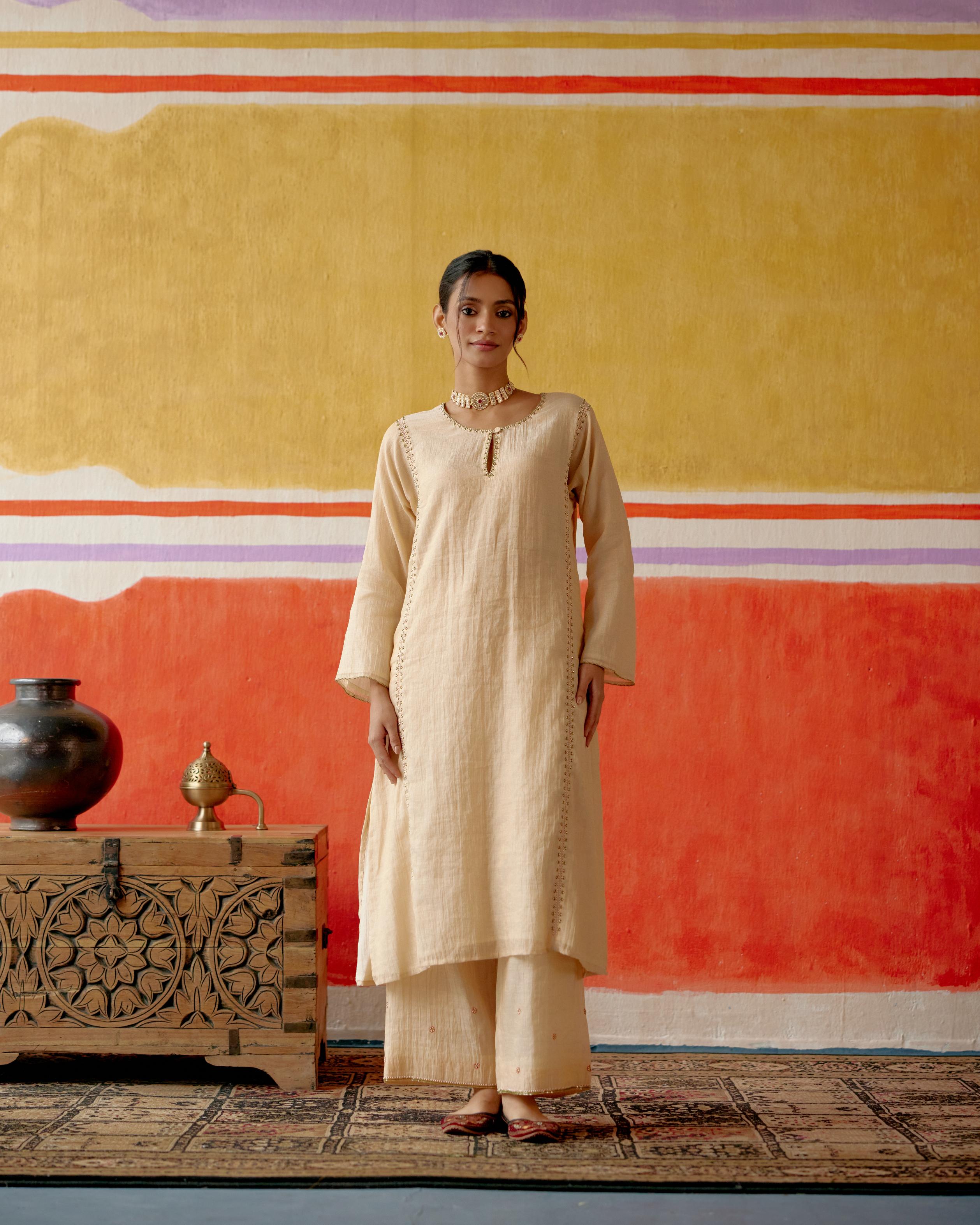 Beaded Long Kurta