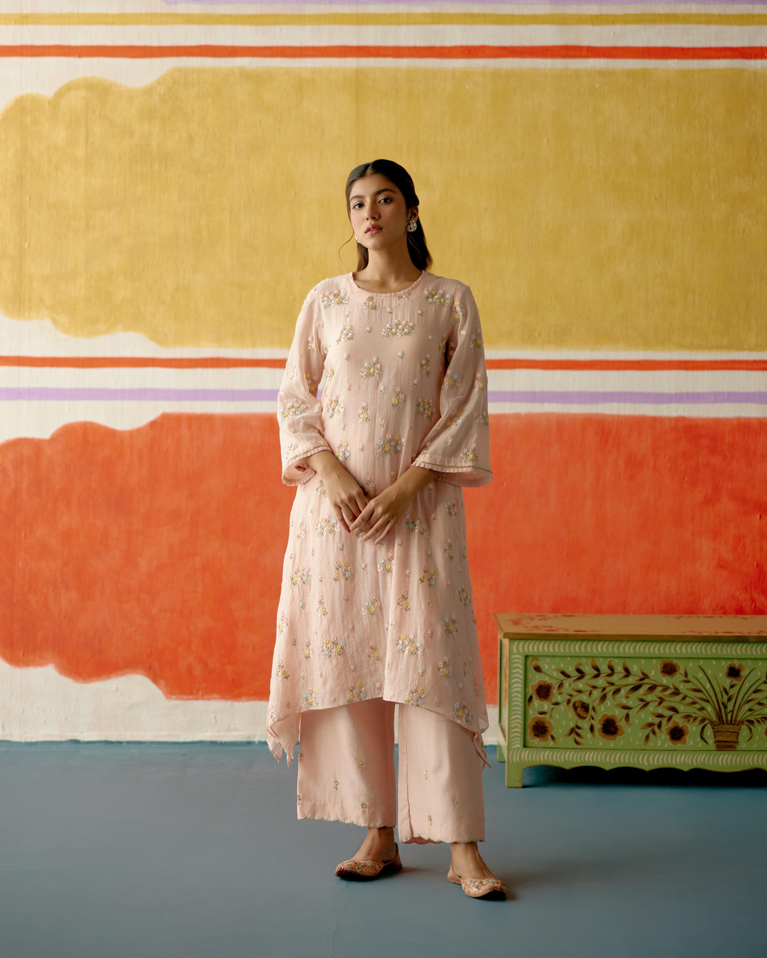 Frill Long Kurta