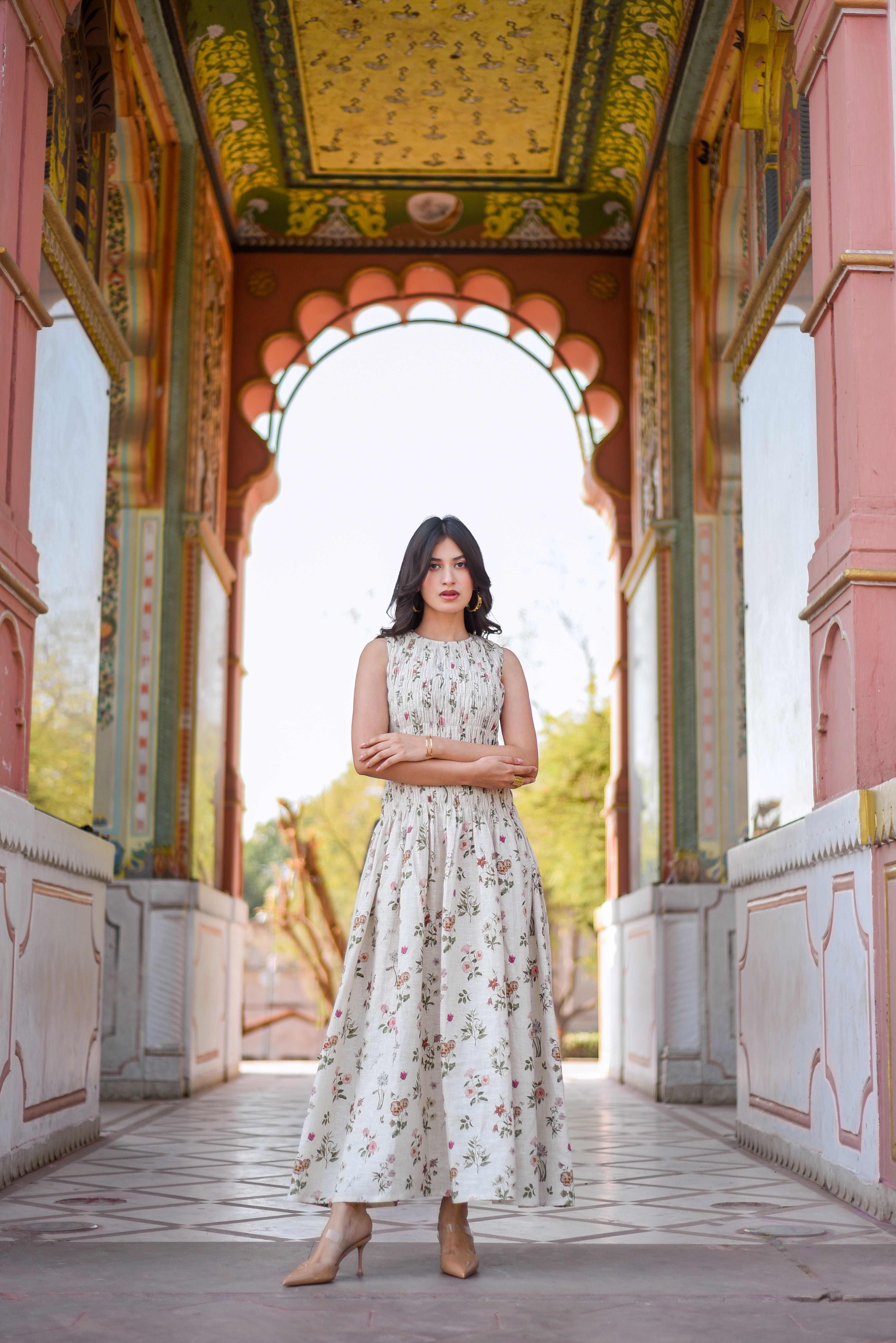 Savanna Bloom Smocking Dress