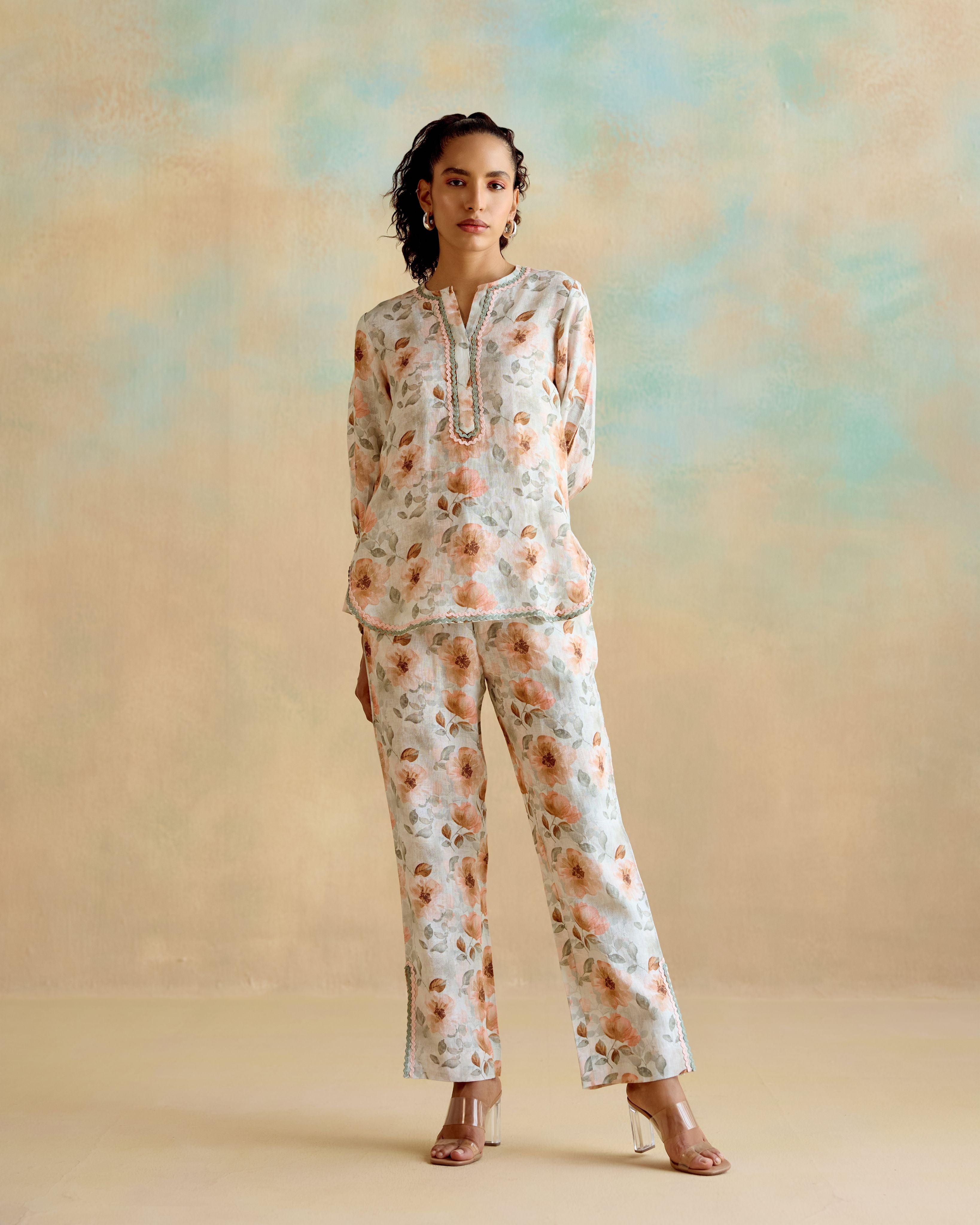 Wanderlust in Bloom Full Sleeves Co-ord