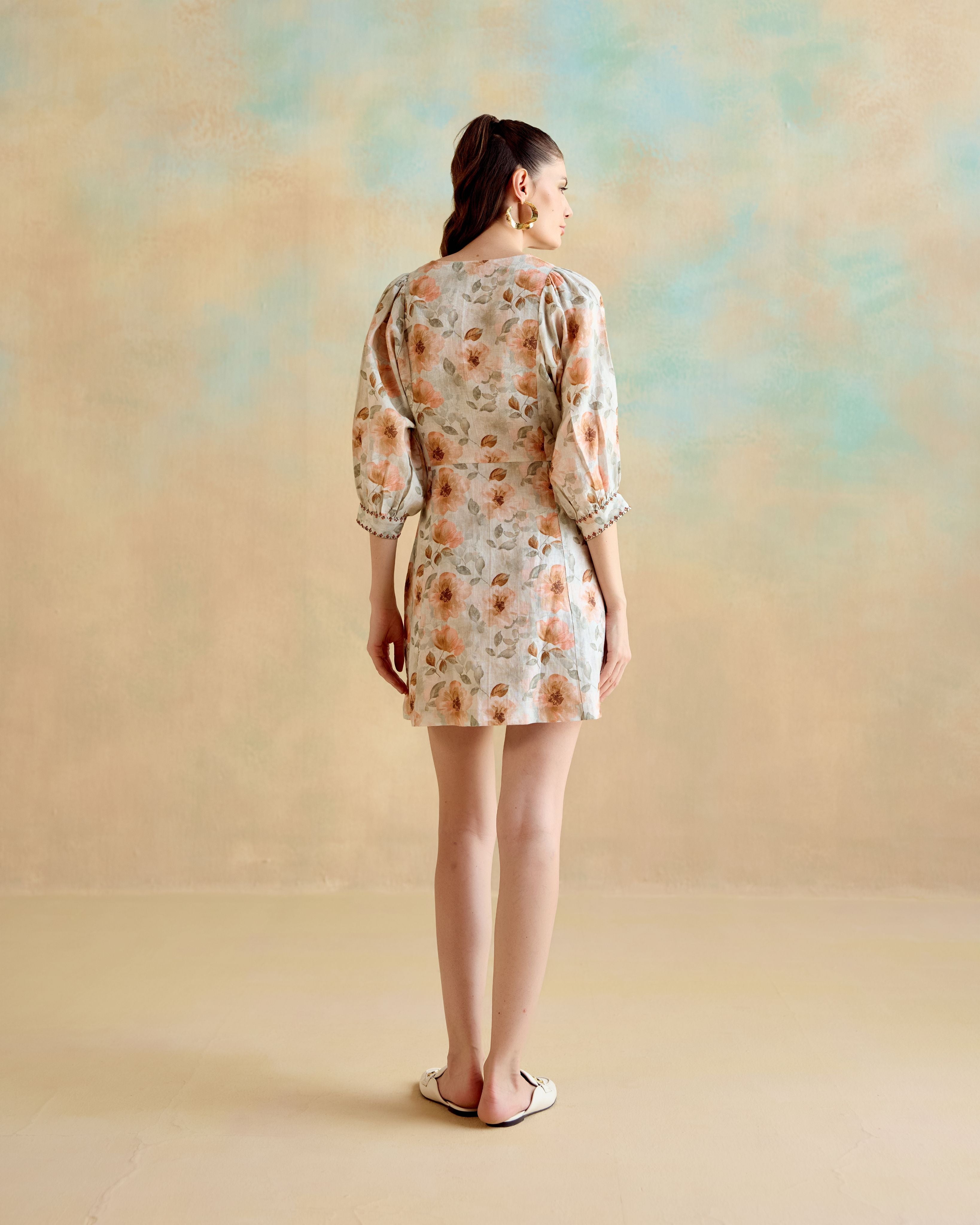 Wanderlust in Bloom Wrap Dress